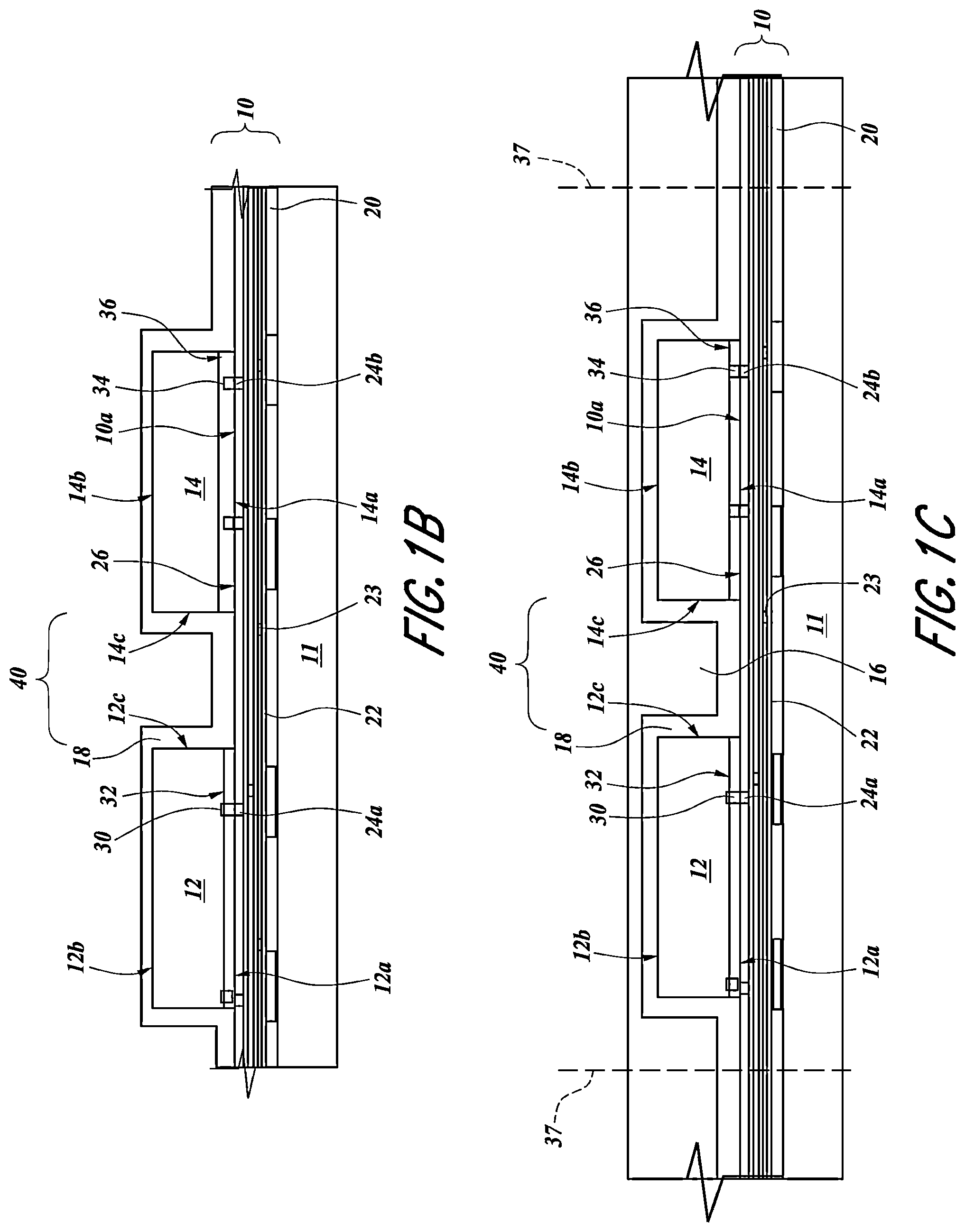 Patent US12322718 Figure 2 – Bonded structure with interconnect structure
