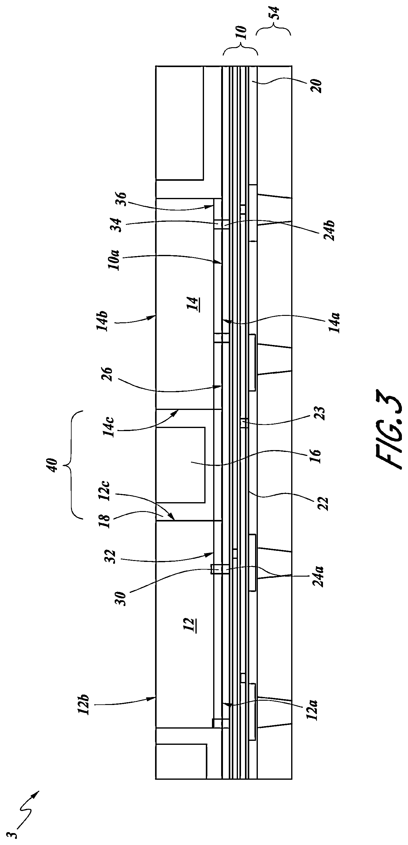 Patent US12322718 Figure 6 – Bonded structure with interconnect structure