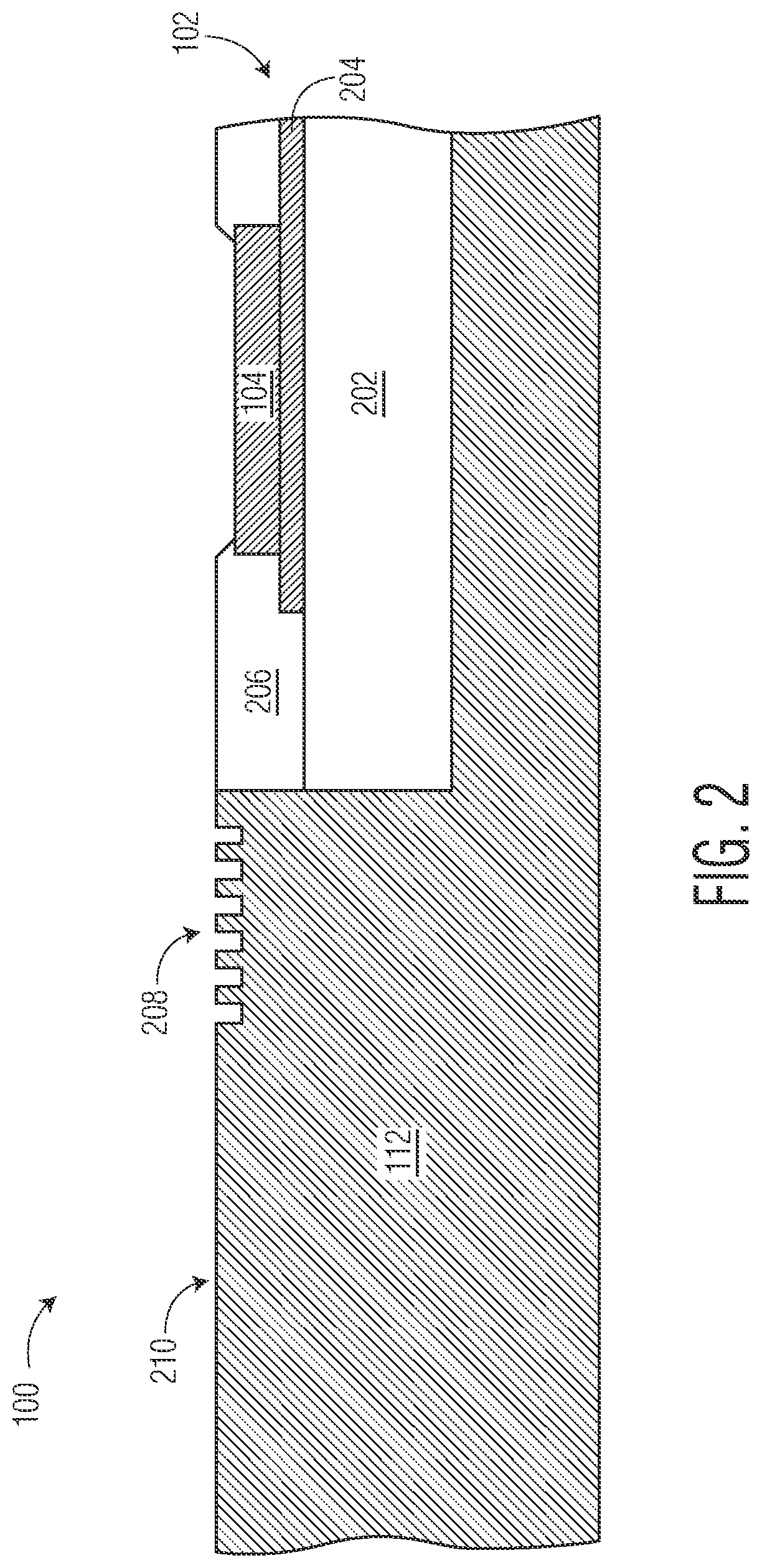 Patent US12322719 Figure 2 – Semiconductor device structure and method therefor