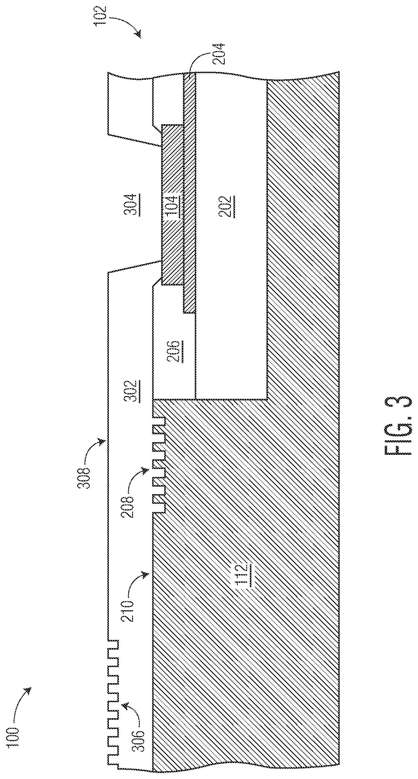 Patent US12322719 Figure 3 – Semiconductor device structure and method therefor