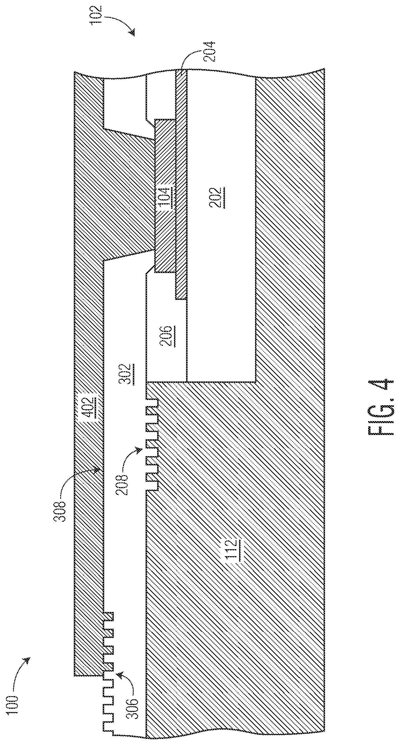 Patent US12322719 Figure 4 – Semiconductor device structure and method therefor