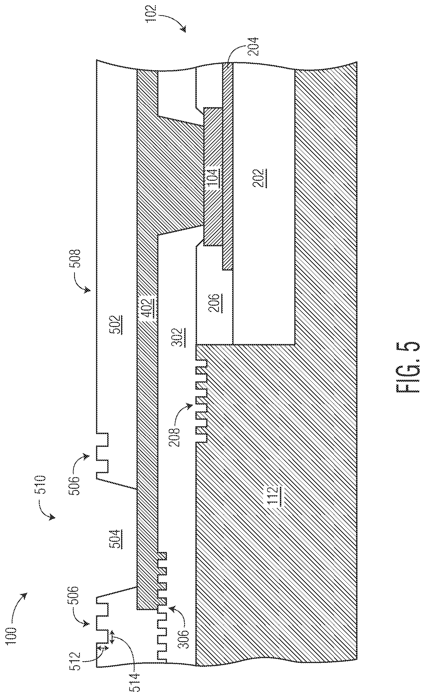 Patent US12322719 Figure 5 – Semiconductor device structure and method therefor