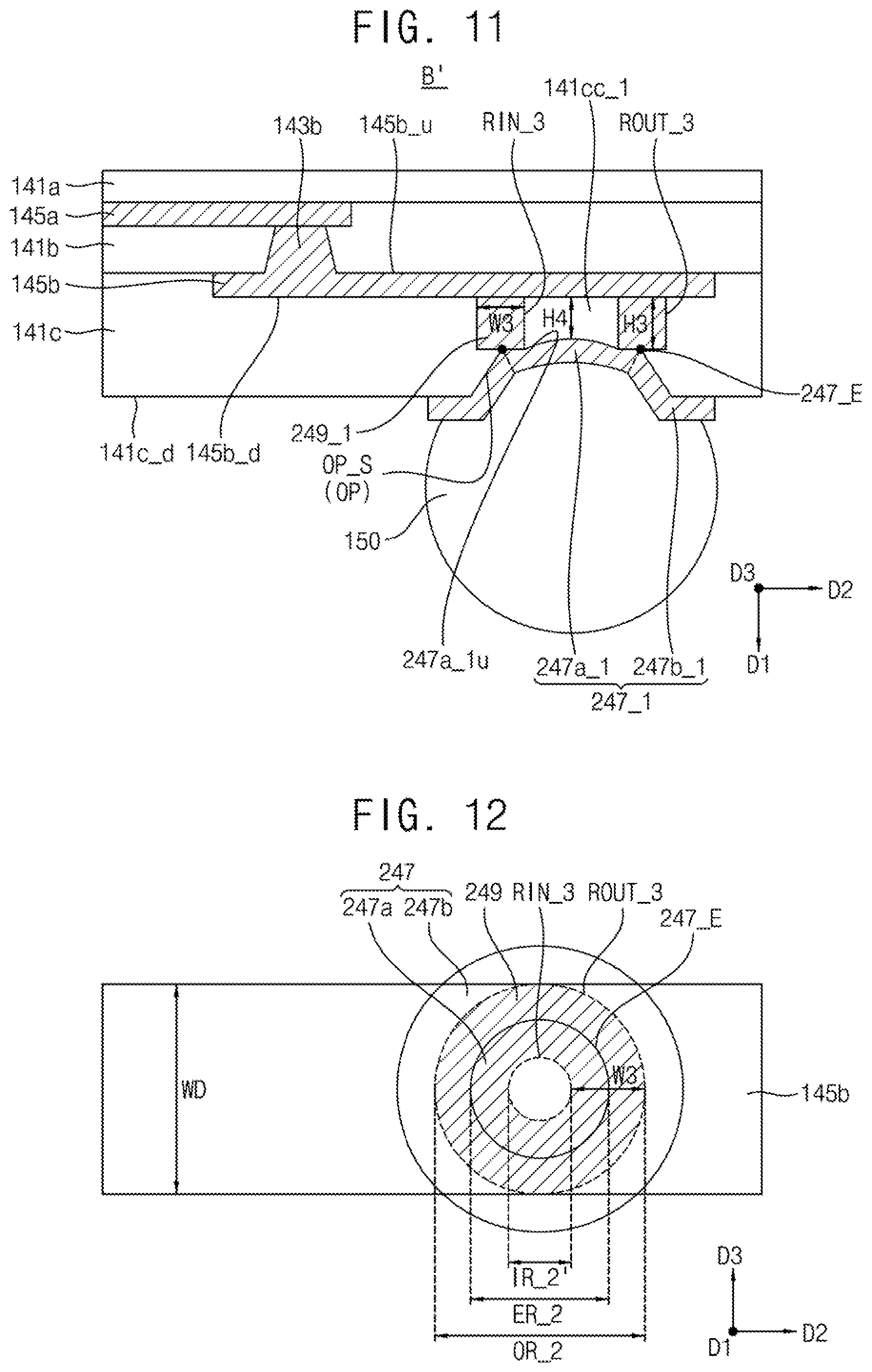Patent US12322720 Figure 8 – Semiconductor package including post