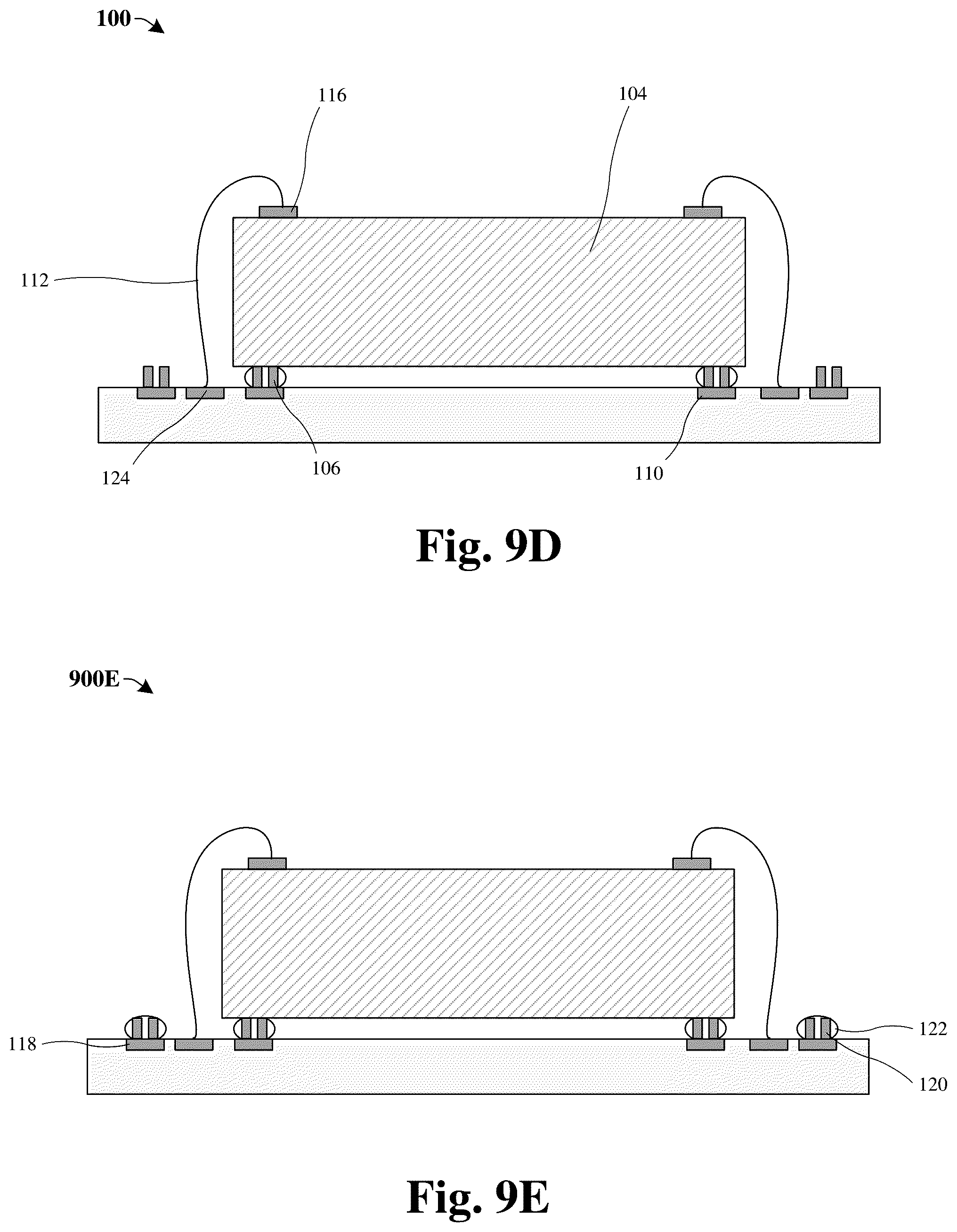 Patent US12322722 Figure 13 – Die attached leveling control by metal stopper bumps