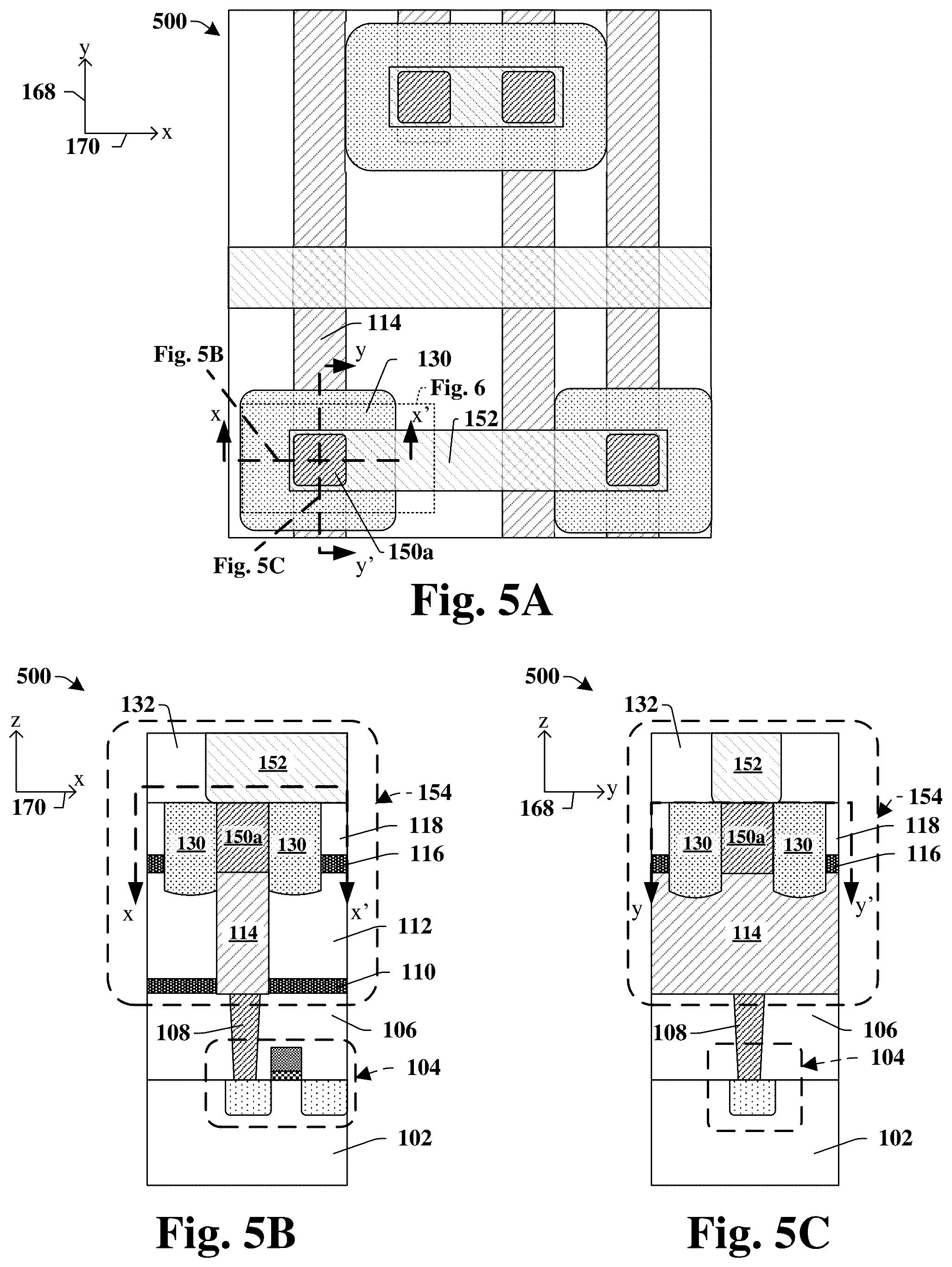 Patent US12322723 Figure 4 – Self-aligned interconnect structure