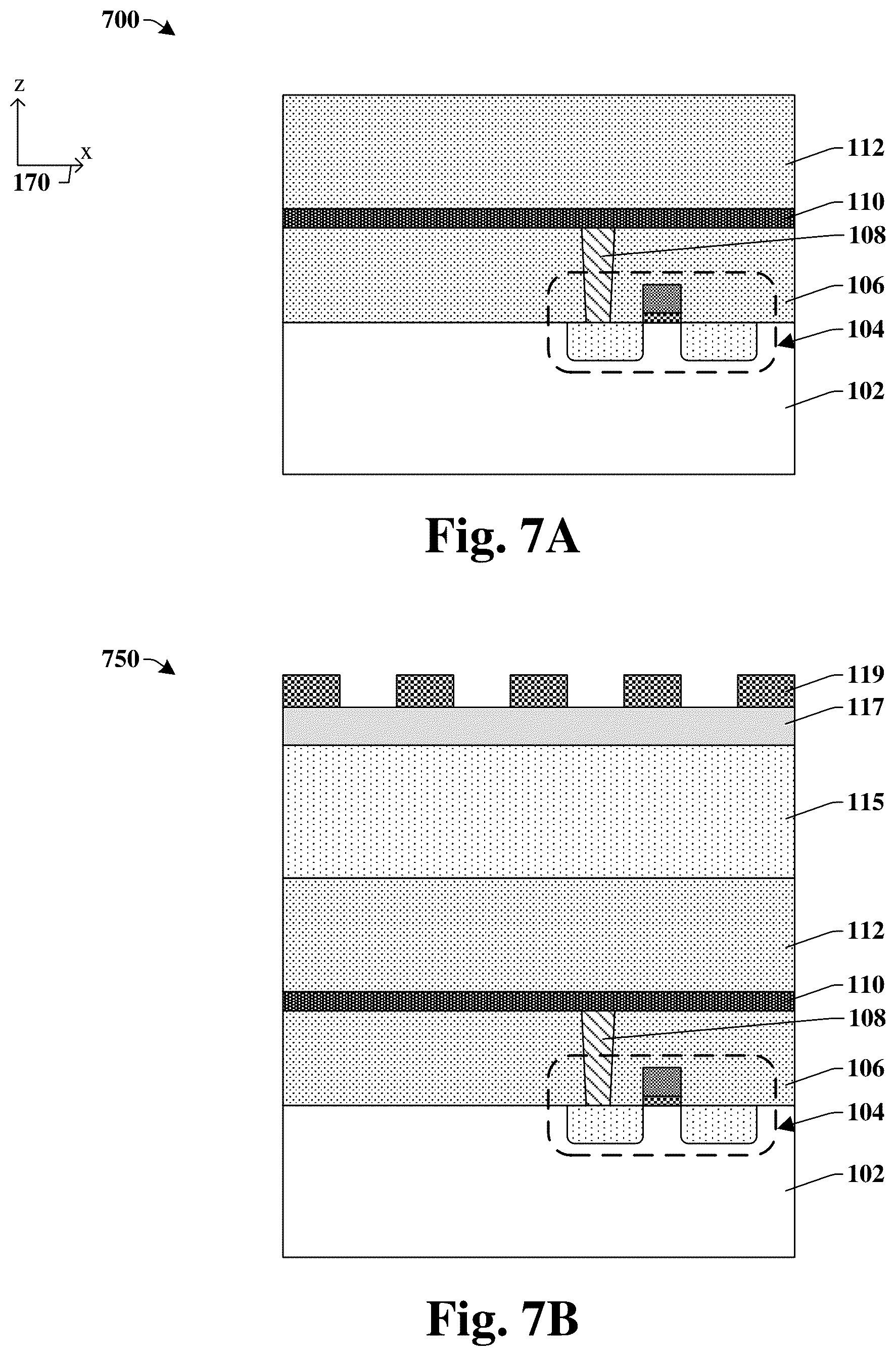 Patent US12322723 Figure 6 – Self-aligned interconnect structure