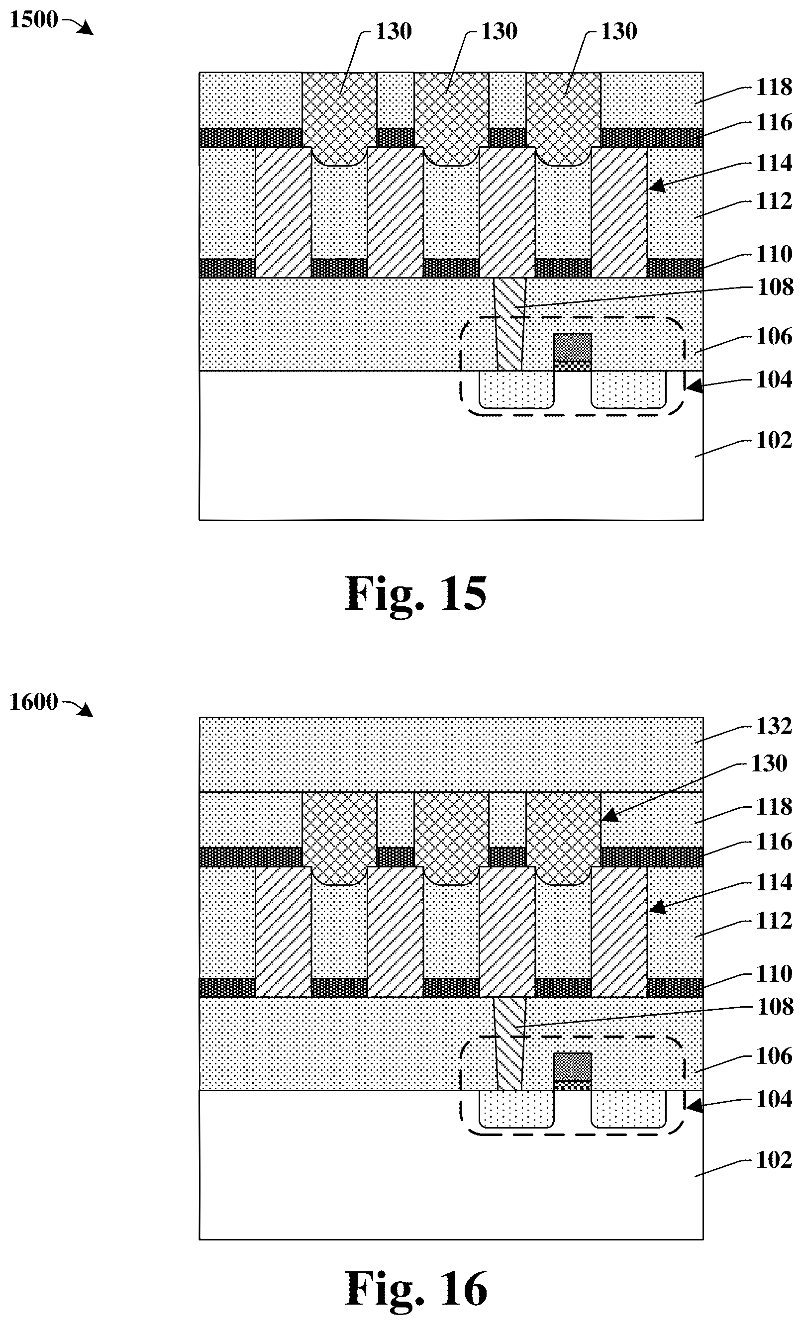 Patent US12322723 Figure 12 – Self-aligned interconnect structure