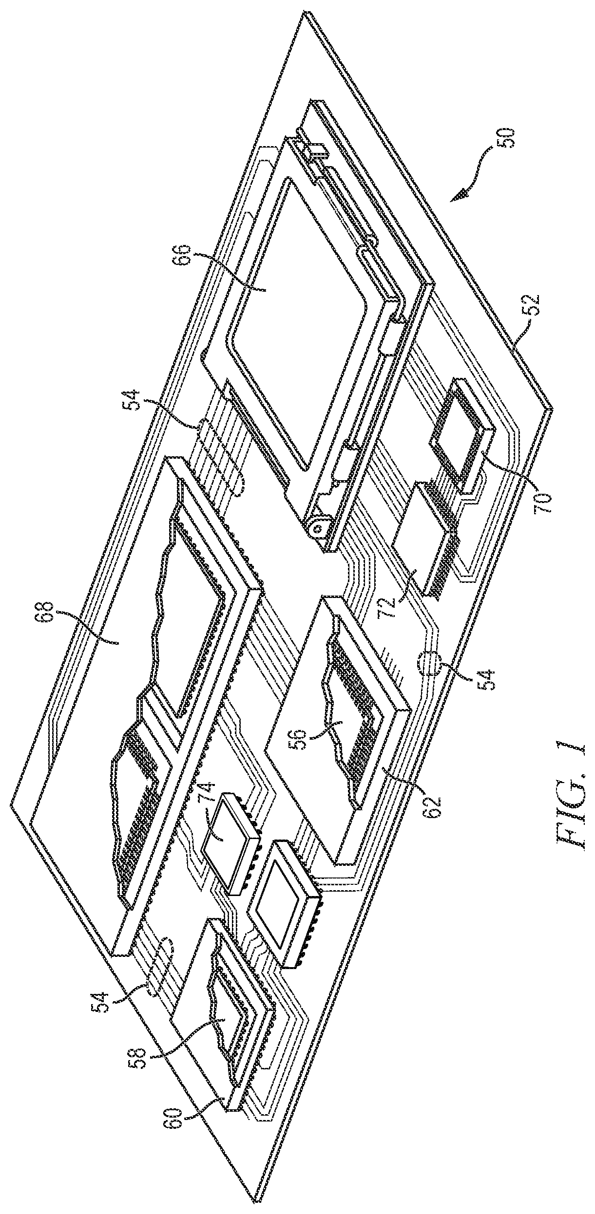 Patent US12322725 Figure 1 – Semiconductor device and method of forming insulating layers around semiconductor die