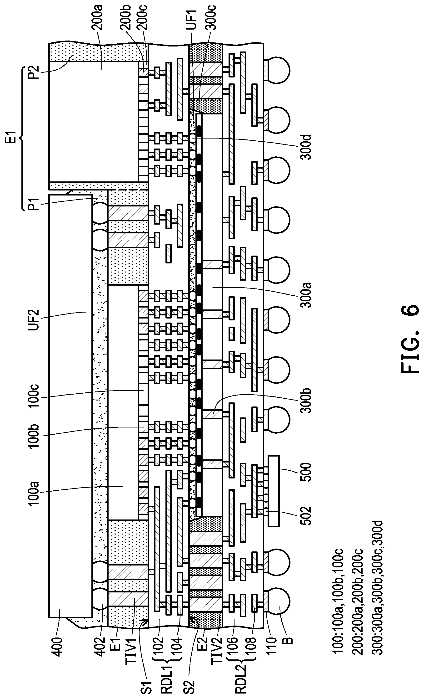 Patent US12322726 Figure 6 – Method of forming an integrated circuit package having a padding layer on a carrier
