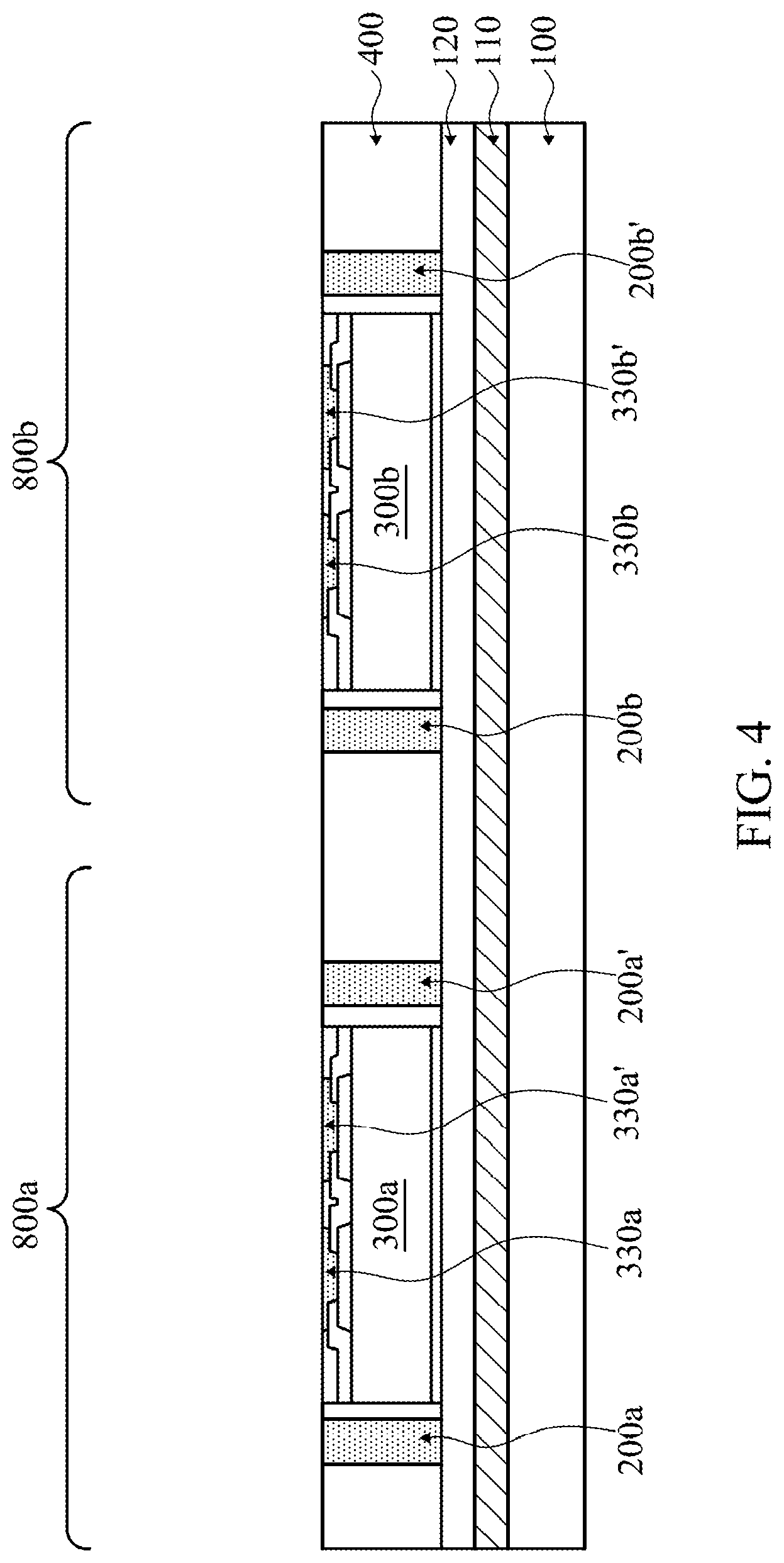 Patent US12322727 Figure 4 – Device and method for UBM/RDL routing