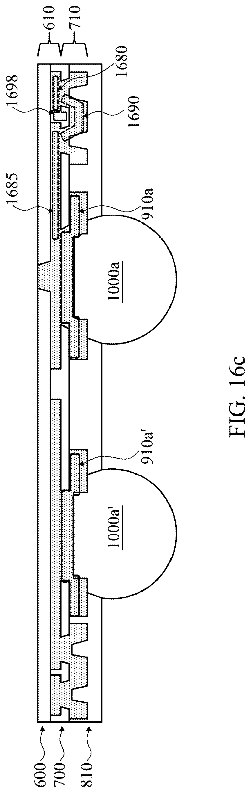 Patent US12322727 Figure 18 – Device and method for UBM/RDL routing