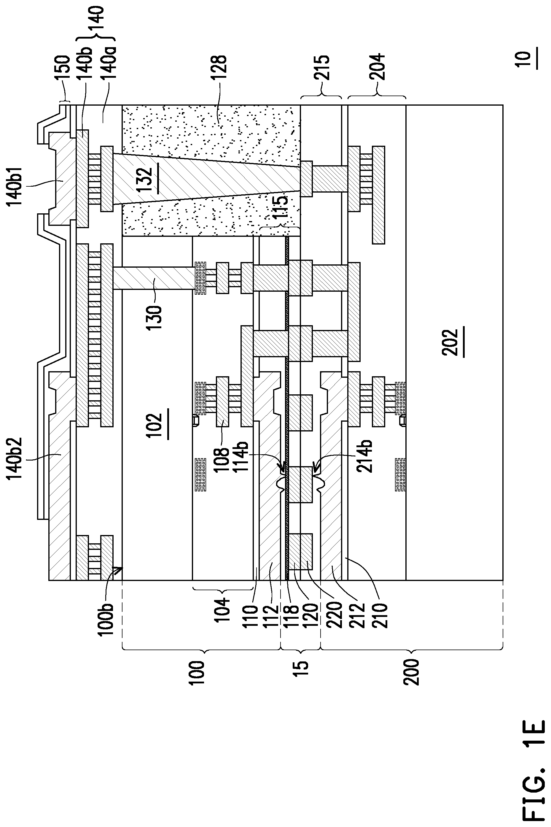 Patent US12322728 Figure 4 – Method of manufacturing die stack structure