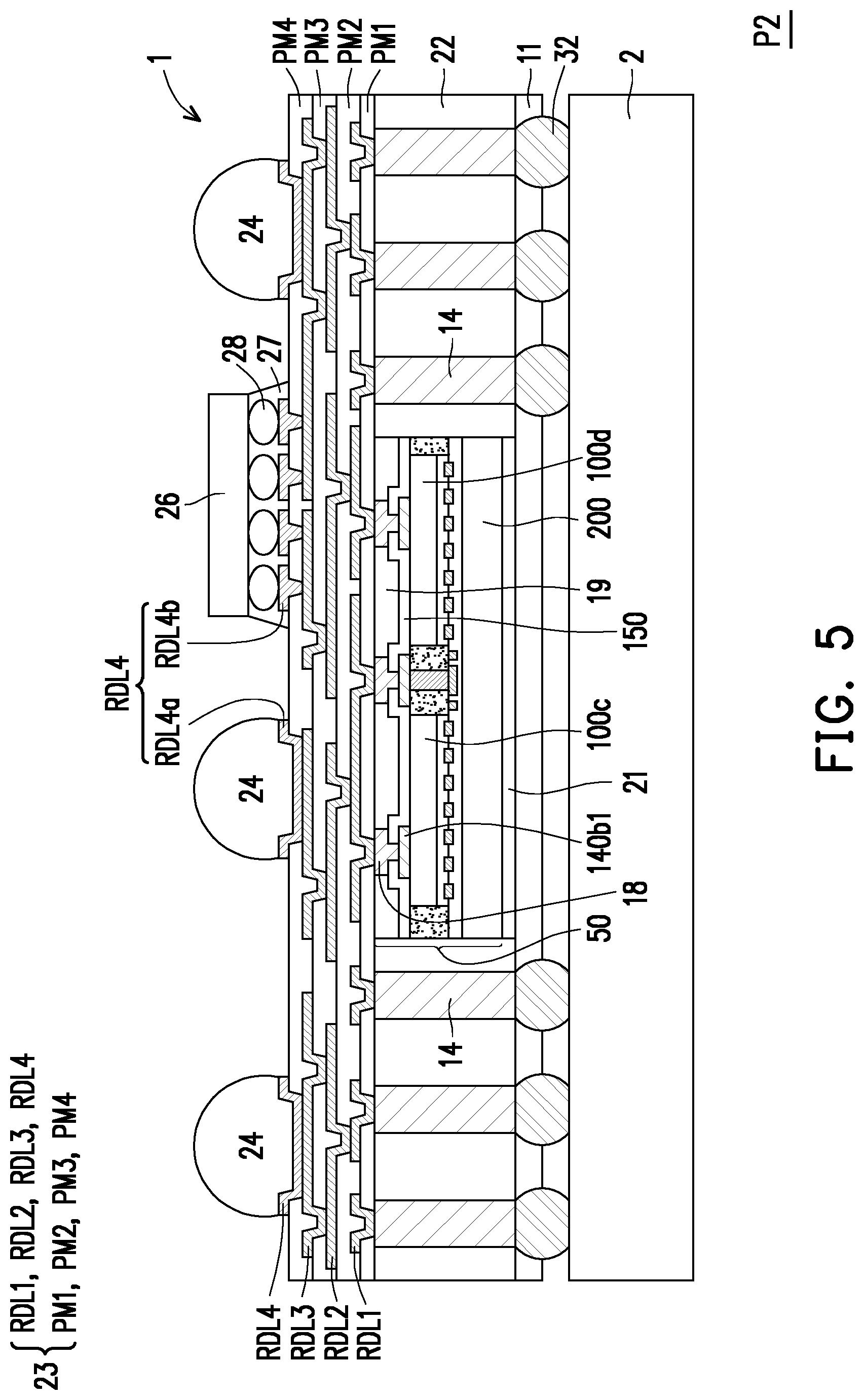 Patent US12322728 Figure 8 – Method of manufacturing die stack structure