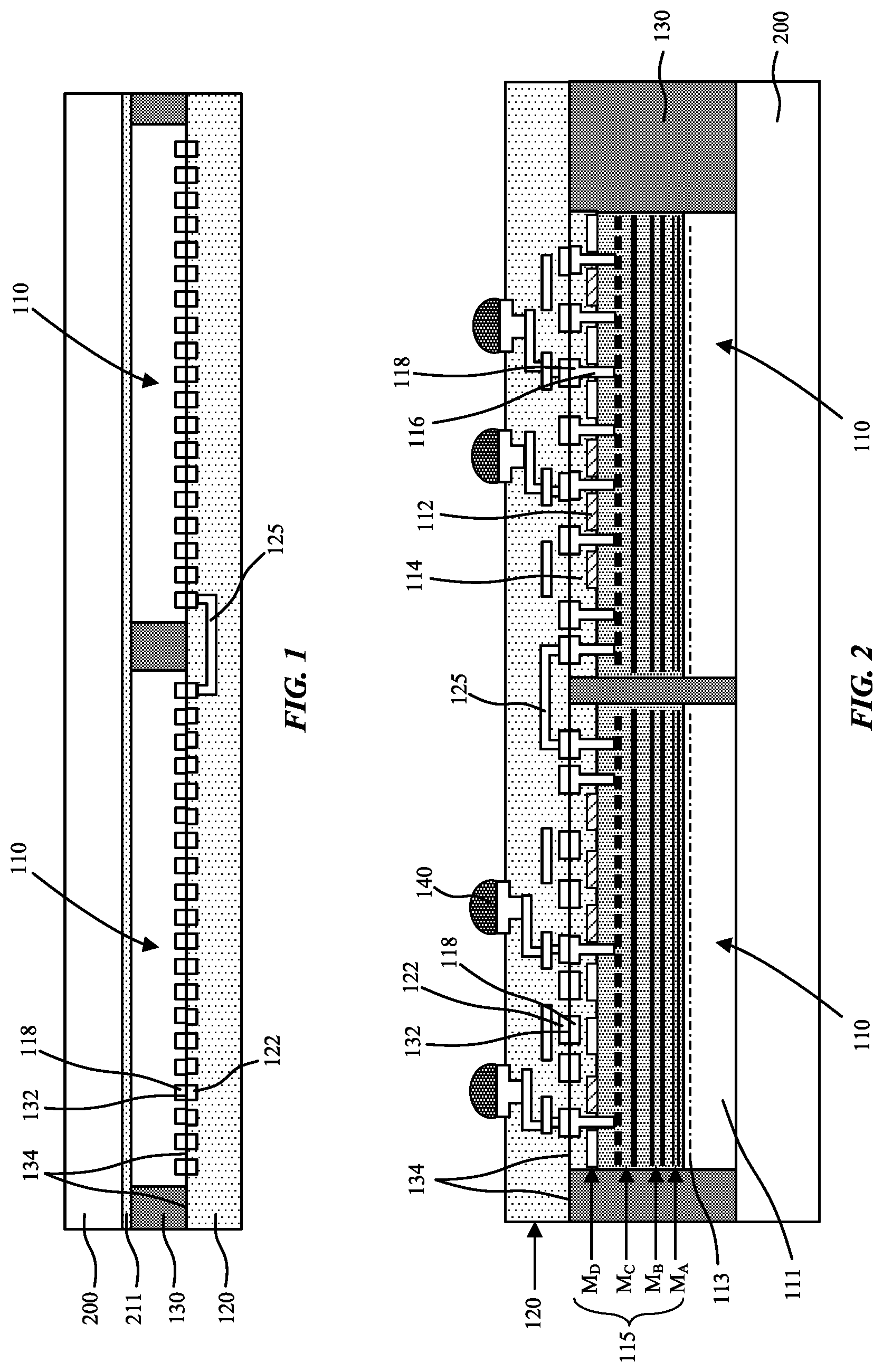 Patent US12322730 — Wafer reconstitution and die-stitching — Figure 1