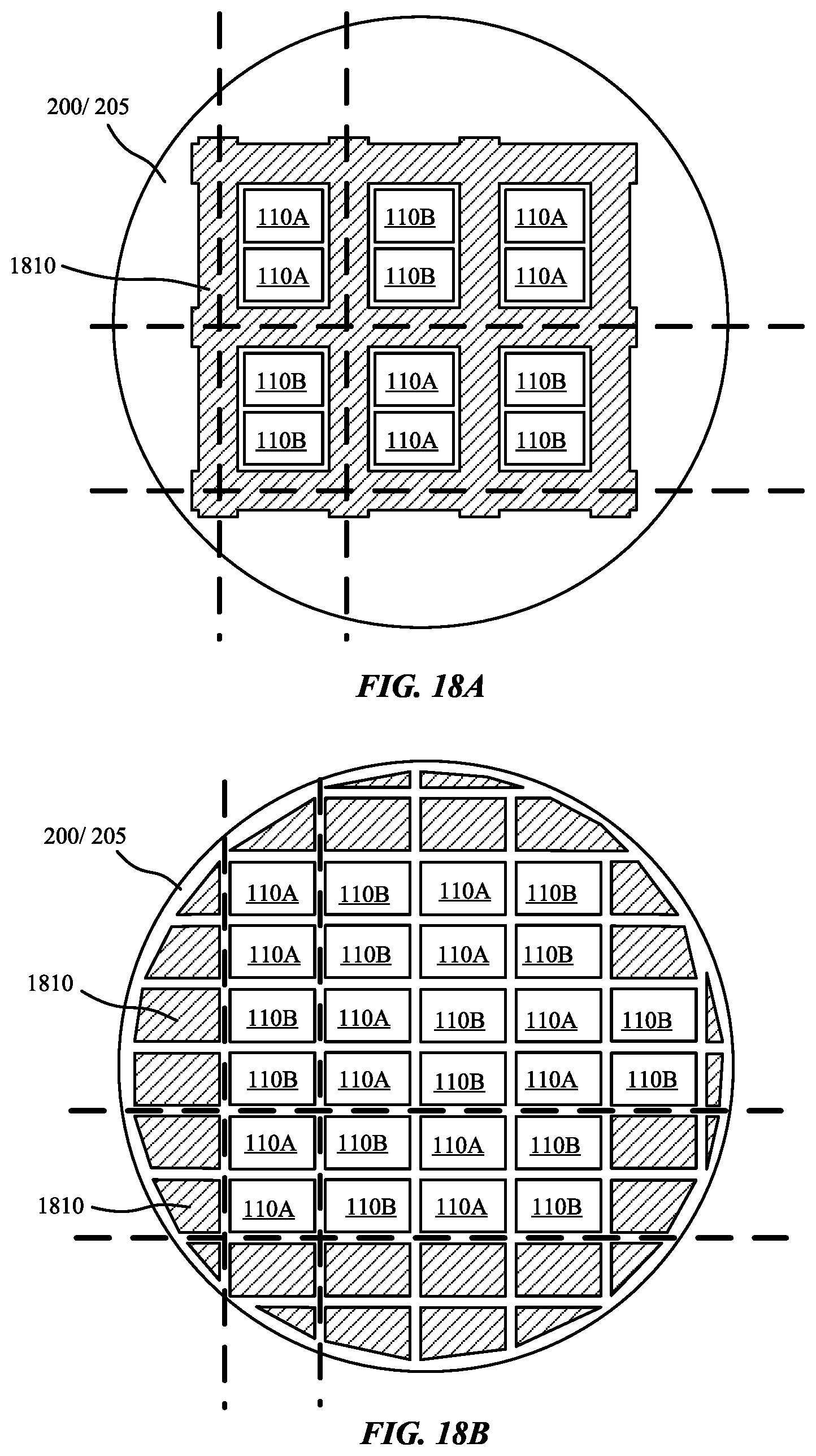 Patent US12322730 Figure 18 – Wafer reconstitution and die-stitching