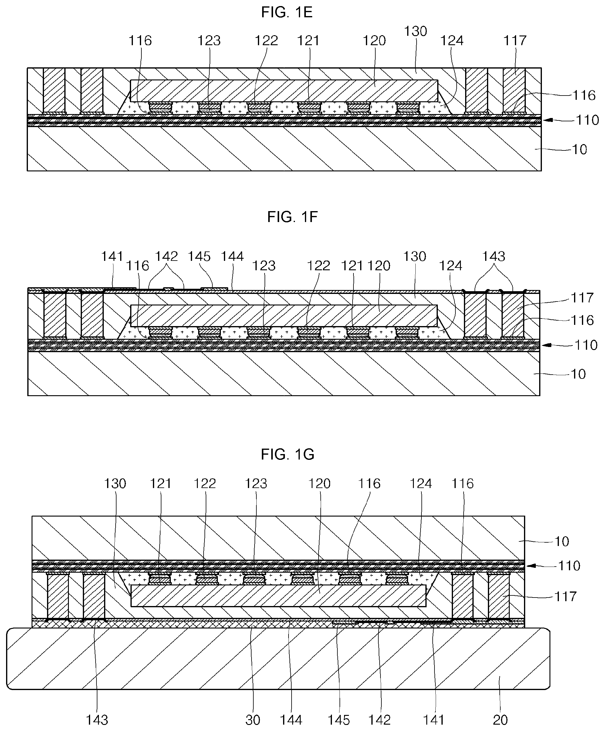 Patent US12322731 Figure 2 – Semiconductor package using a coreless signal distribution structure