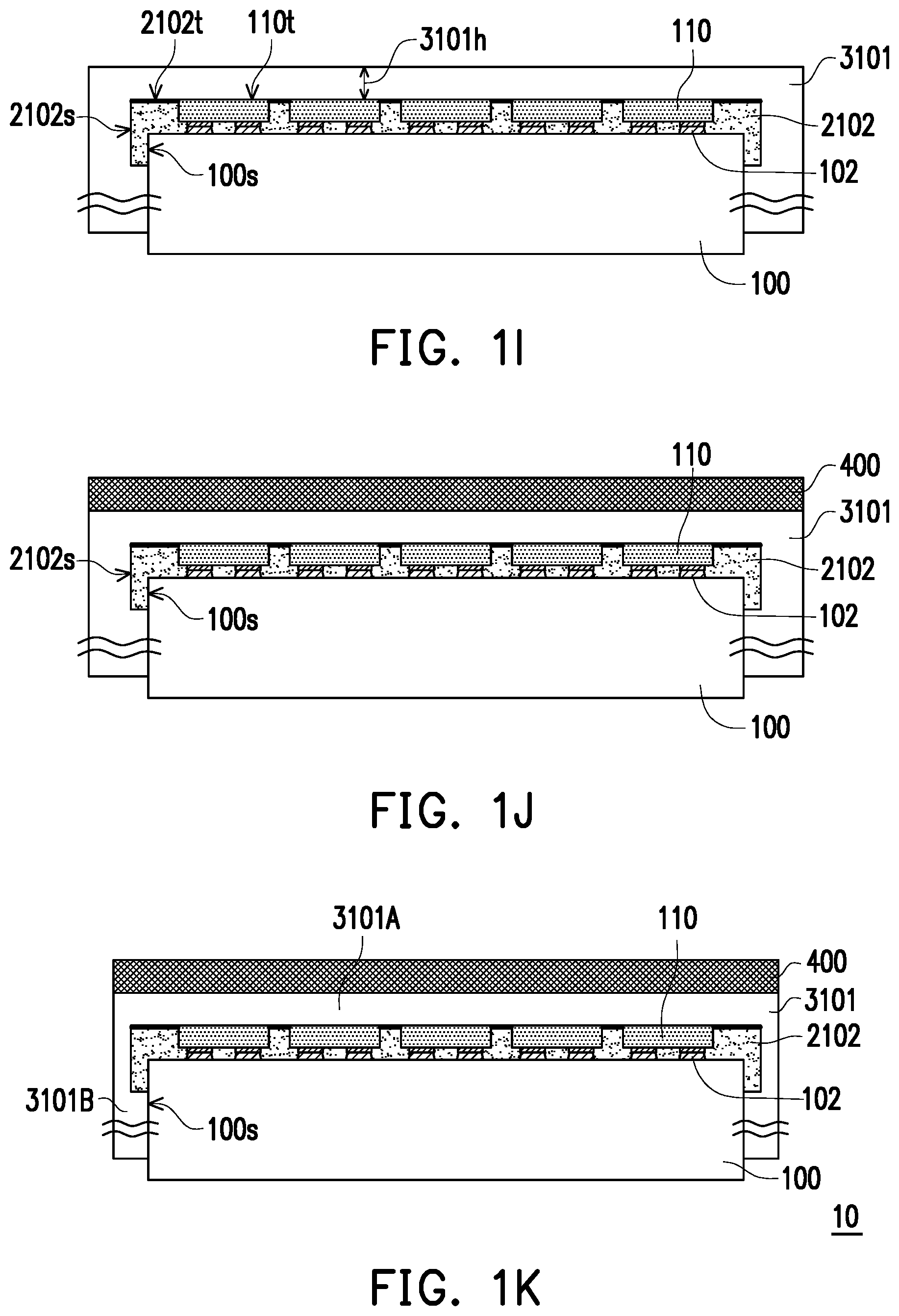 Patent US12322735 Figure 4 – Display panel including opaque encapsulation and doped planarization layers and manufacturing method thereof
