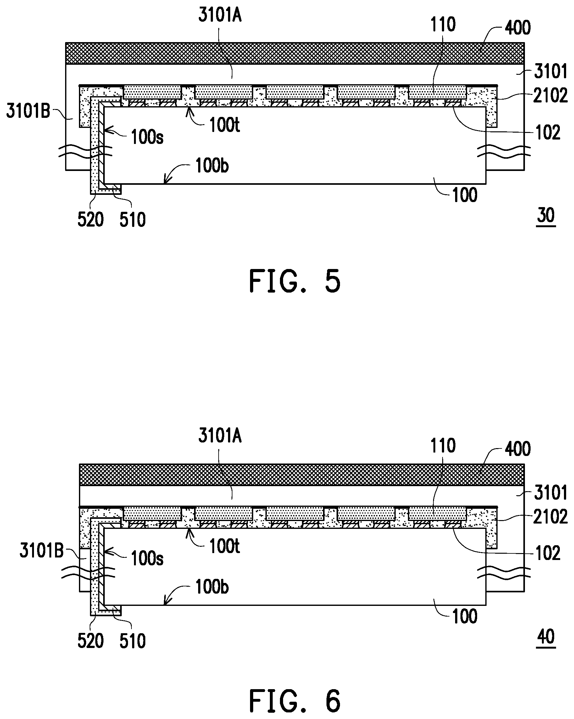 Patent US12322735 Figure 8 – Display panel including opaque encapsulation and doped planarization layers and manufacturing method thereof