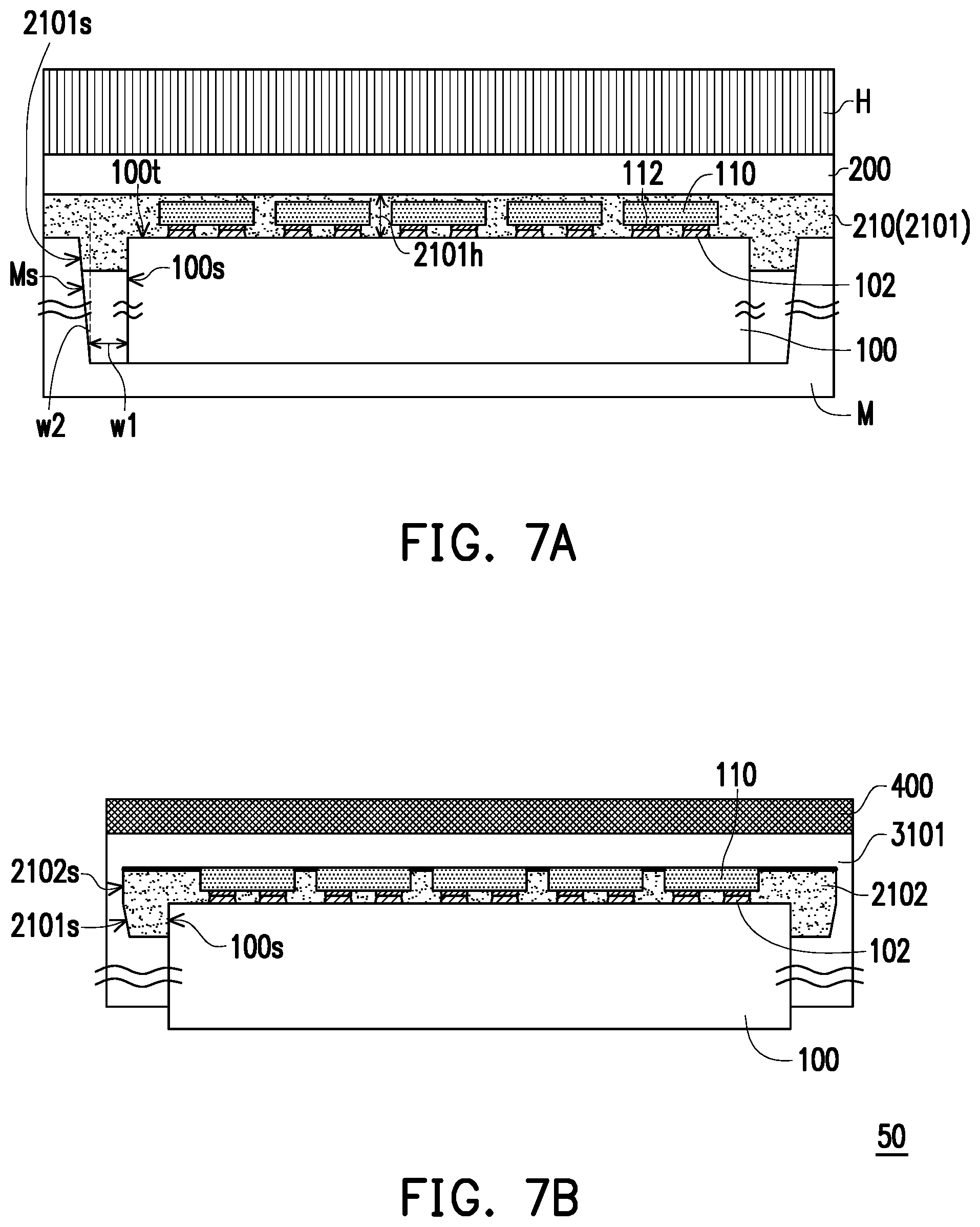 Patent US12322735 Figure 9 – Display panel including opaque encapsulation and doped planarization layers and manufacturing method thereof