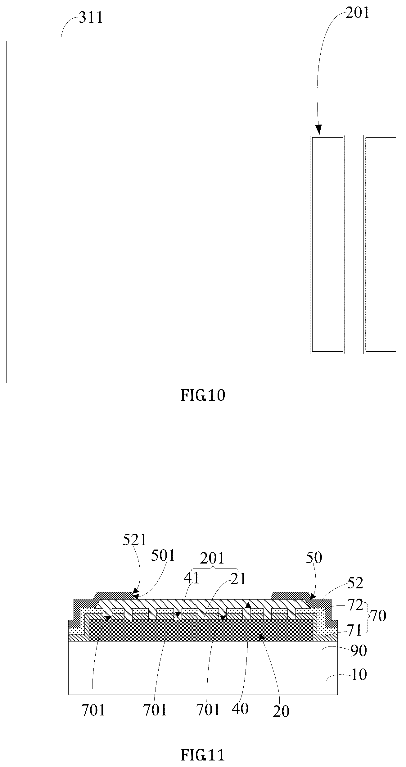 Patent US12322736 Figure 5 – Array substrate and display device