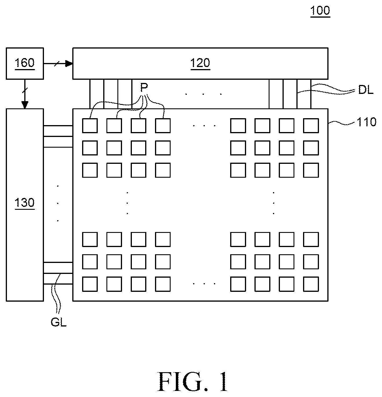 Patent US12322737 Figure 1 – Light emitting display device