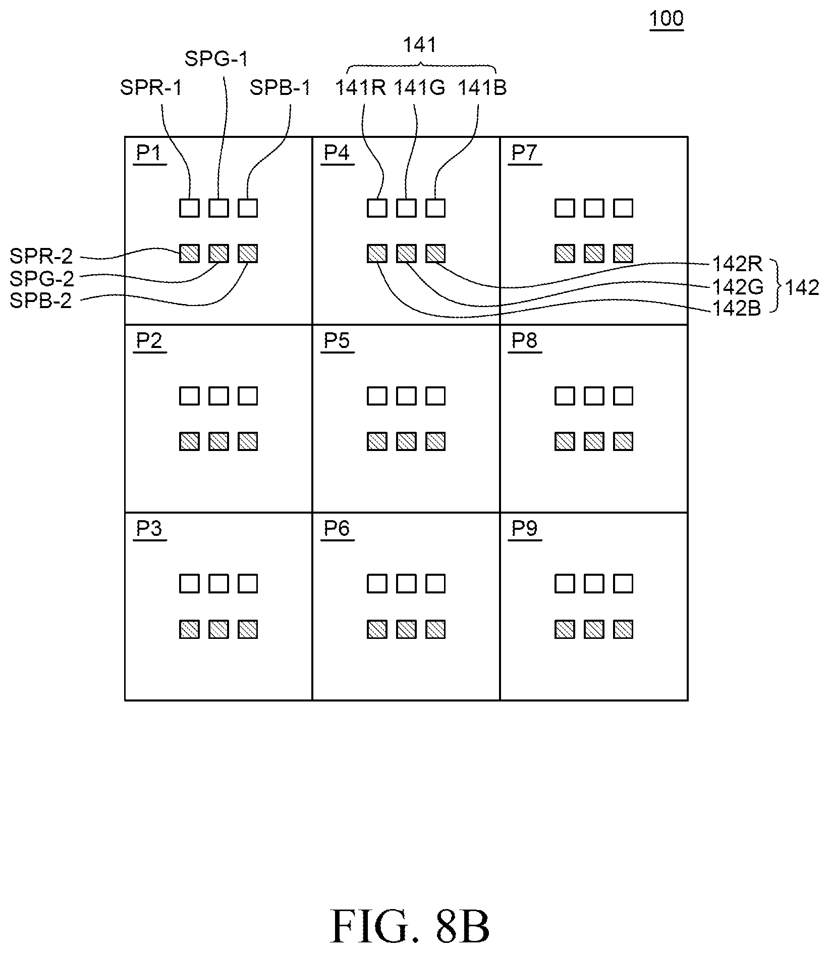 Patent US12322737 Figure 9 – Light emitting display device