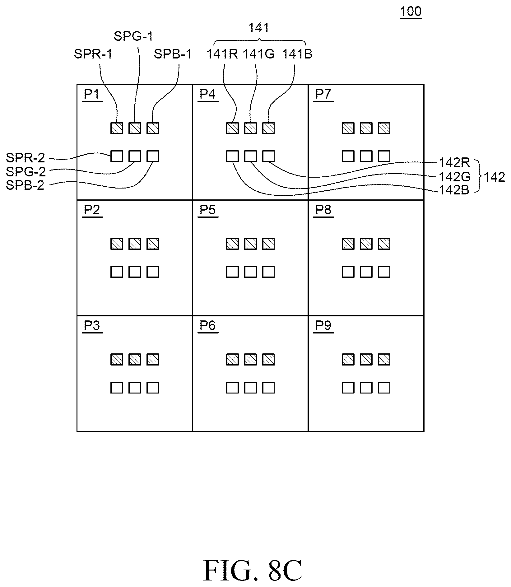 Patent US12322737 Figure 10 – Light emitting display device