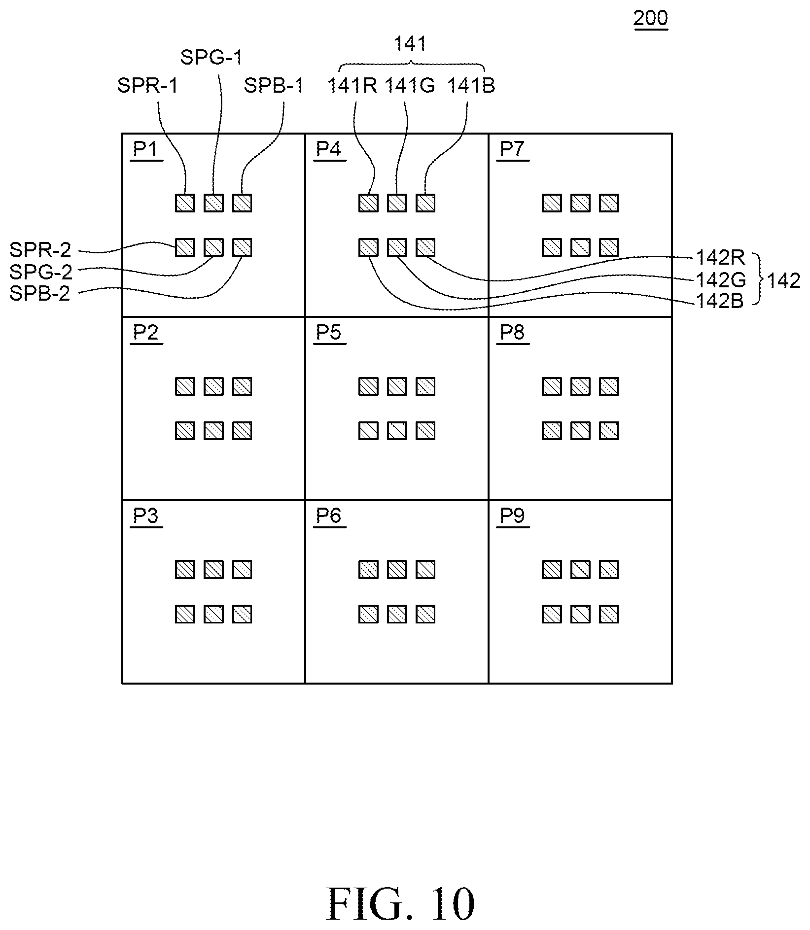 Patent US12322737 Figure 12 – Light emitting display device