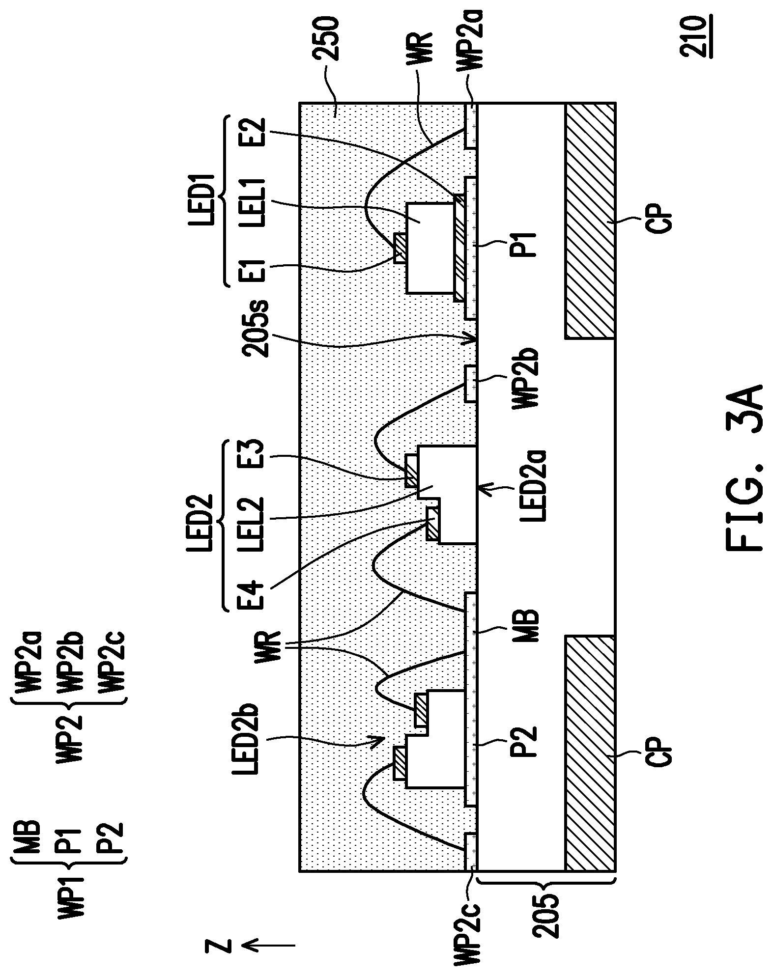 Patent US12322739 Figure 3 – Display apparatus