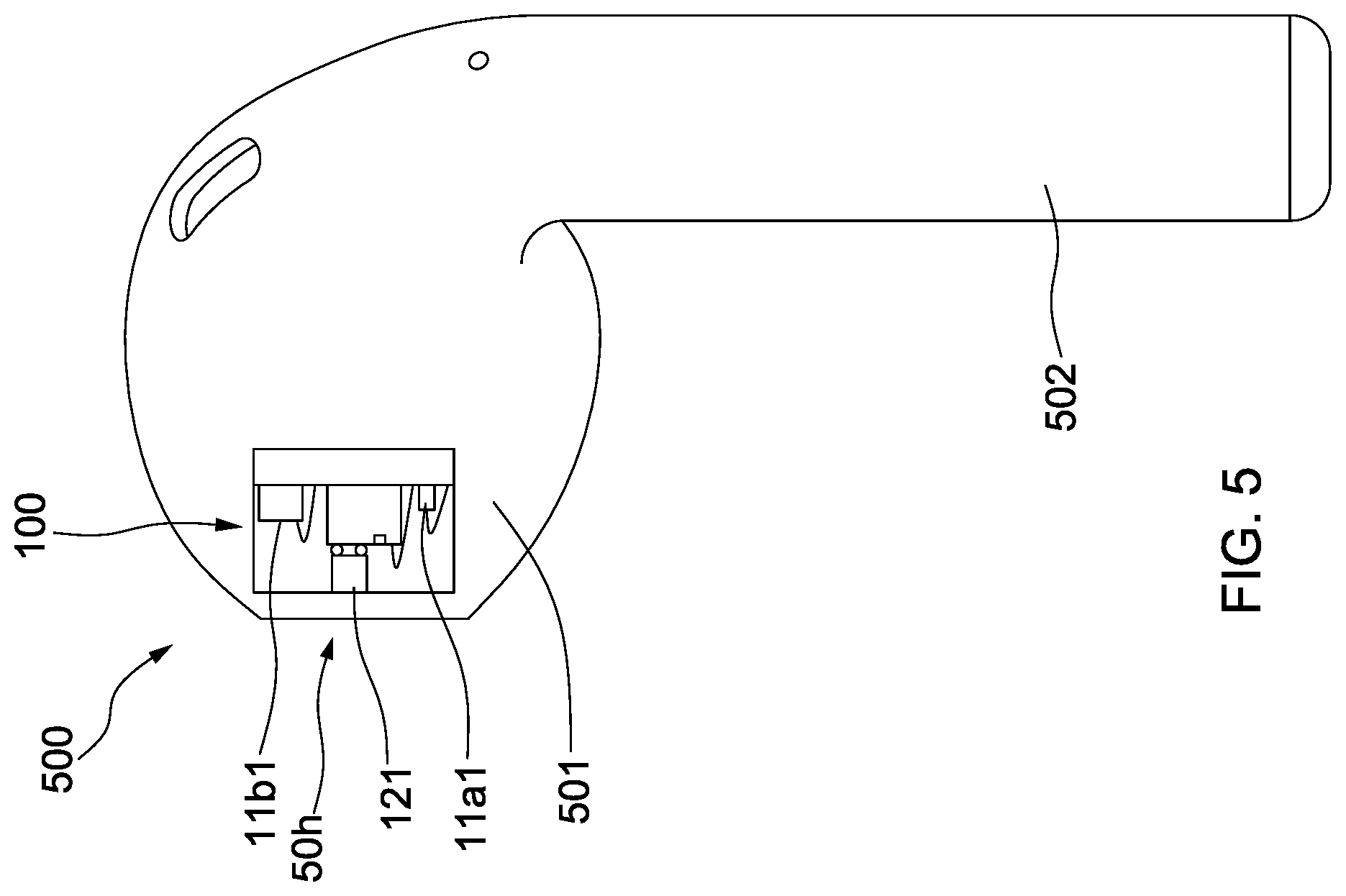 Patent US12322740 Figure 5 – Semiconductor package, wearable device, and temperature detection method