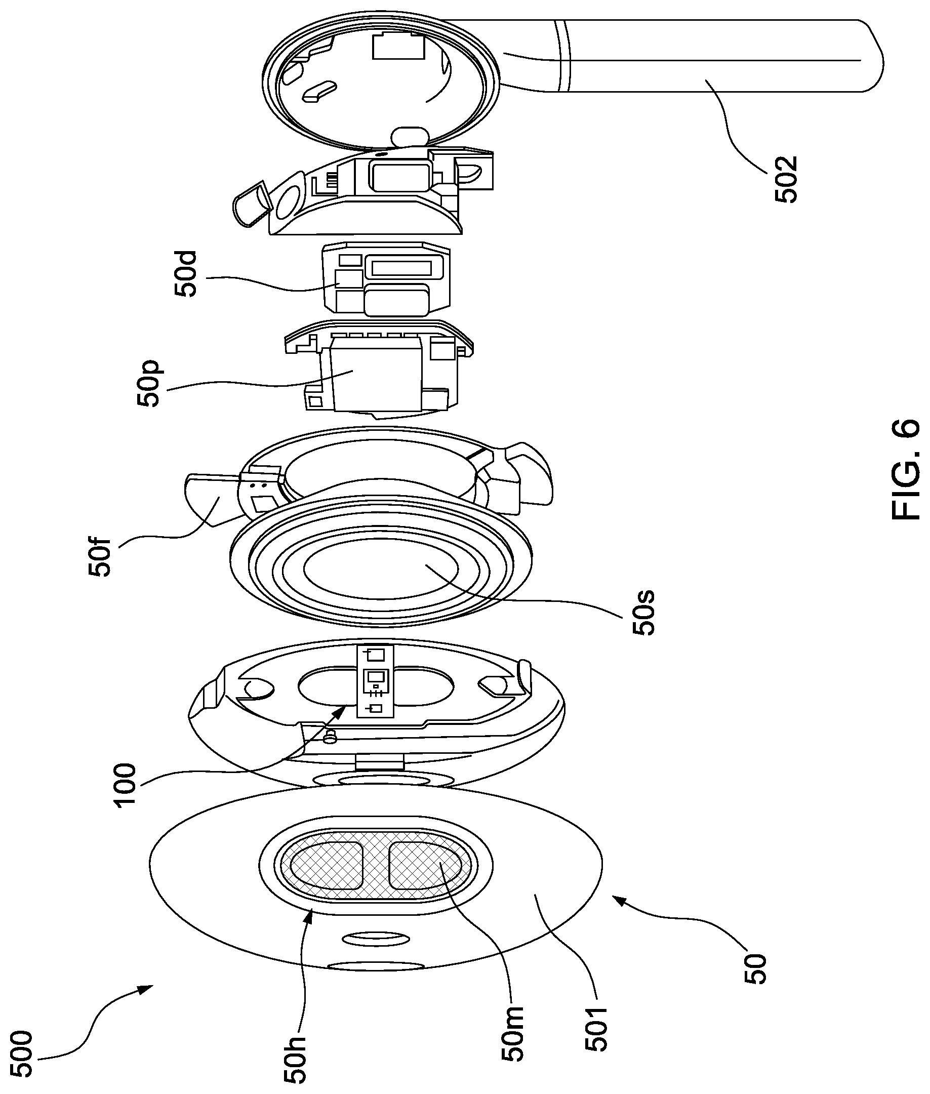 Patent US12322740 Figure 6 – Semiconductor package, wearable device, and temperature detection method