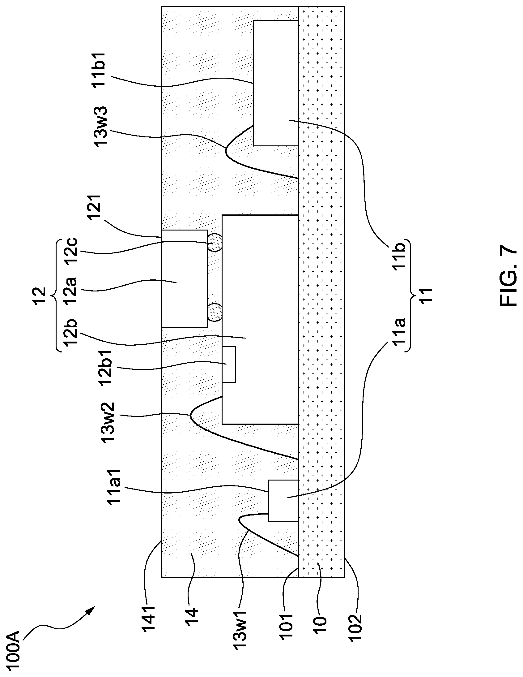Patent US12322740 Figure 7 – Semiconductor package, wearable device, and temperature detection method