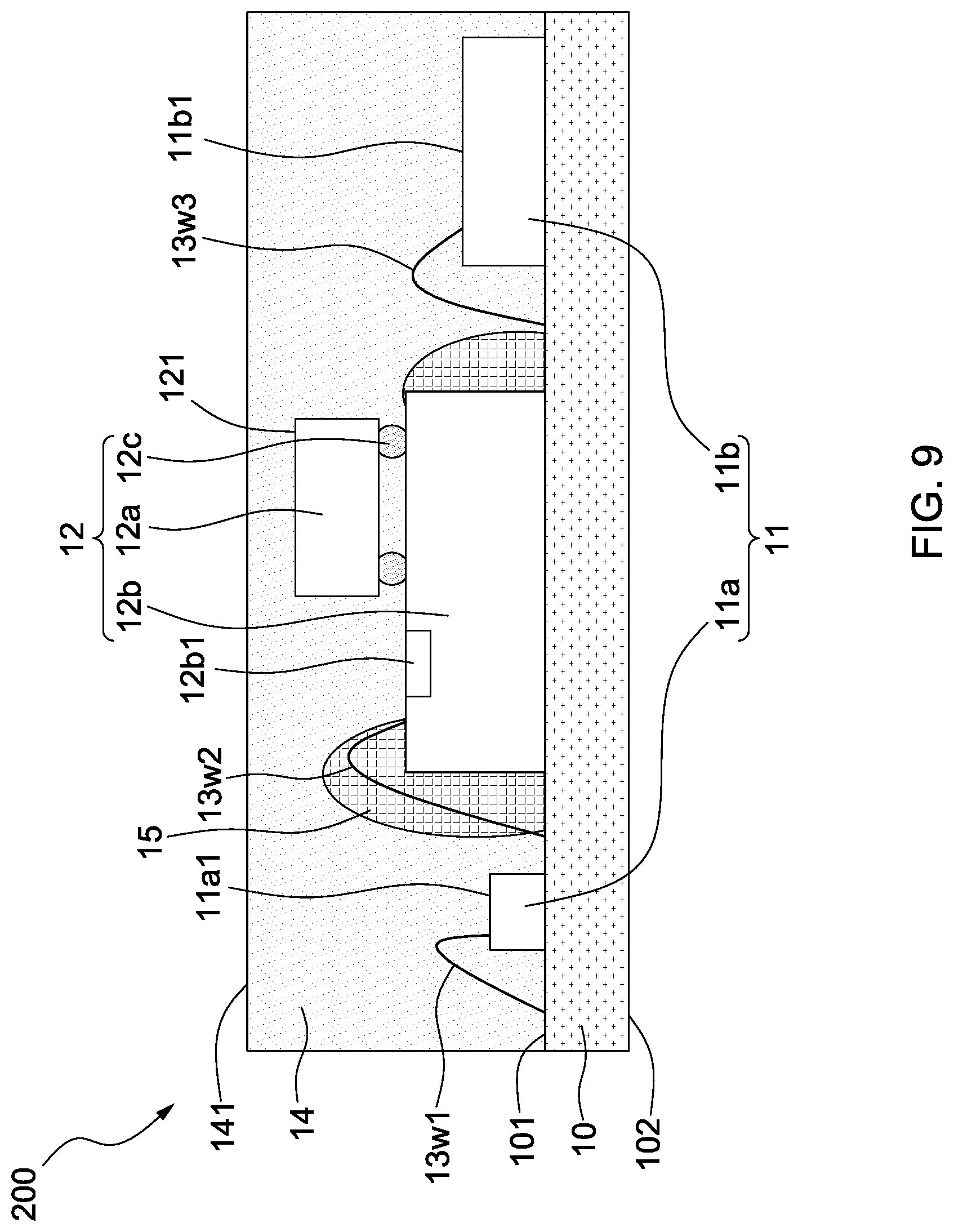 Patent US12322740 Figure 9 – Semiconductor package, wearable device, and temperature detection method