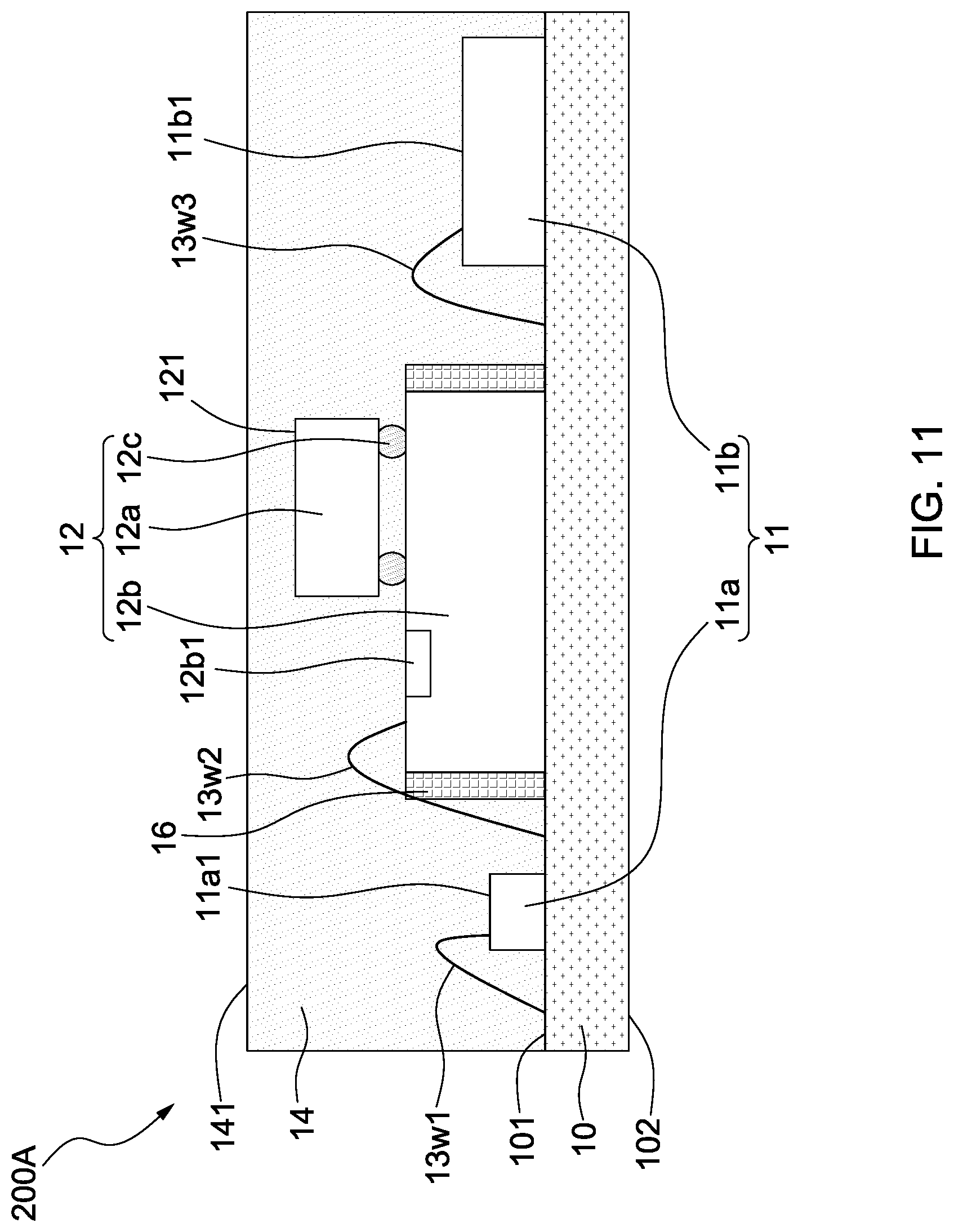 Patent US12322740 Figure 11 – Semiconductor package, wearable device, and temperature detection method