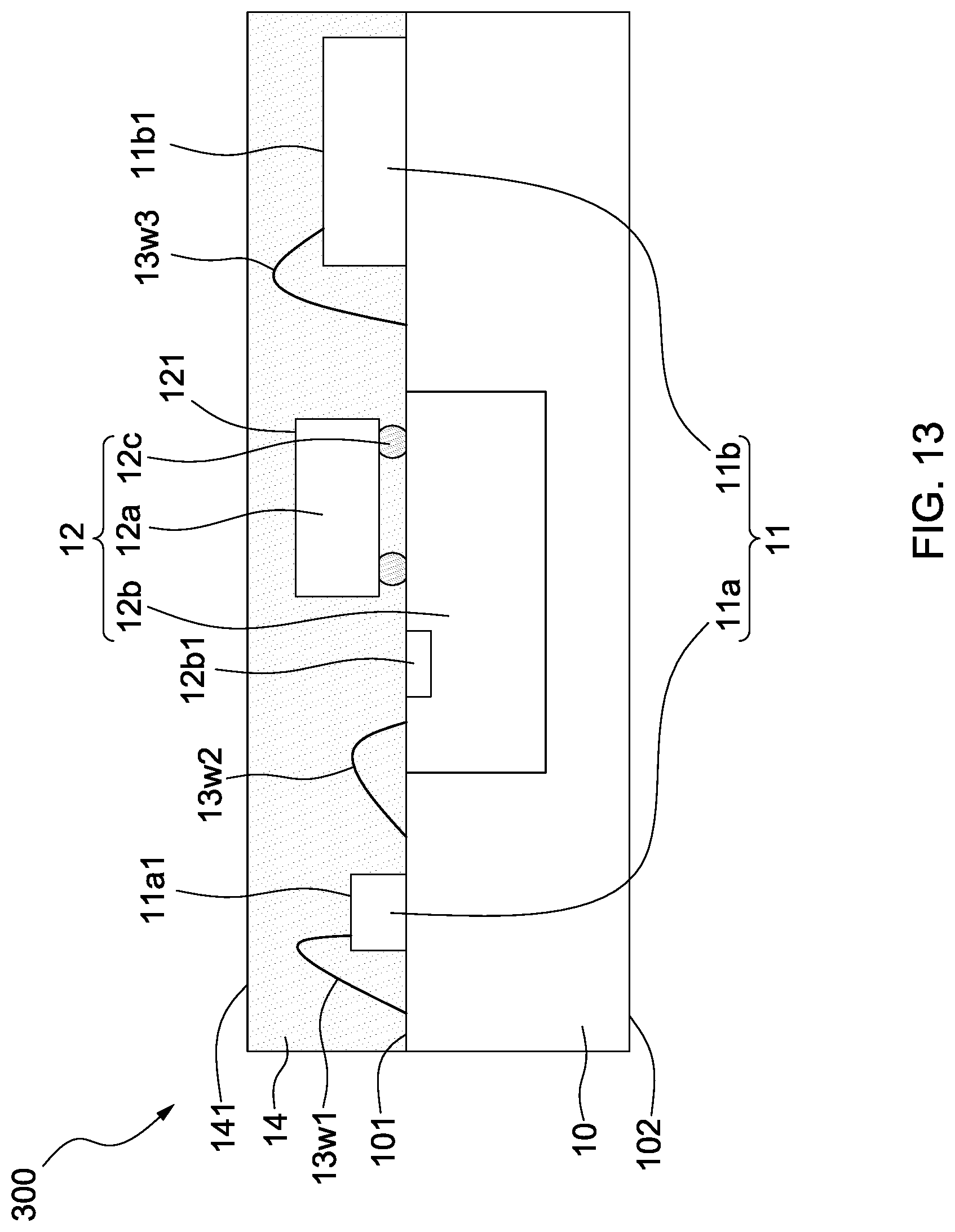 Patent US12322740 Figure 13 – Semiconductor package, wearable device, and temperature detection method