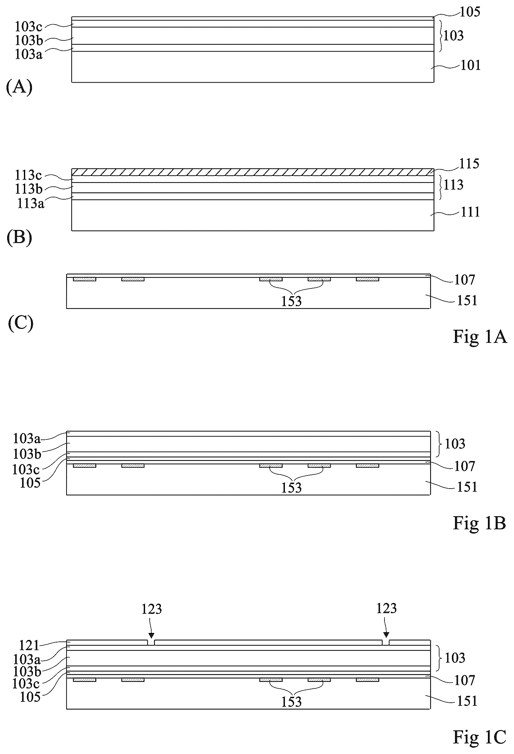 Patent US12322741 Figure 1 – Optoelectronic device manufacturing method