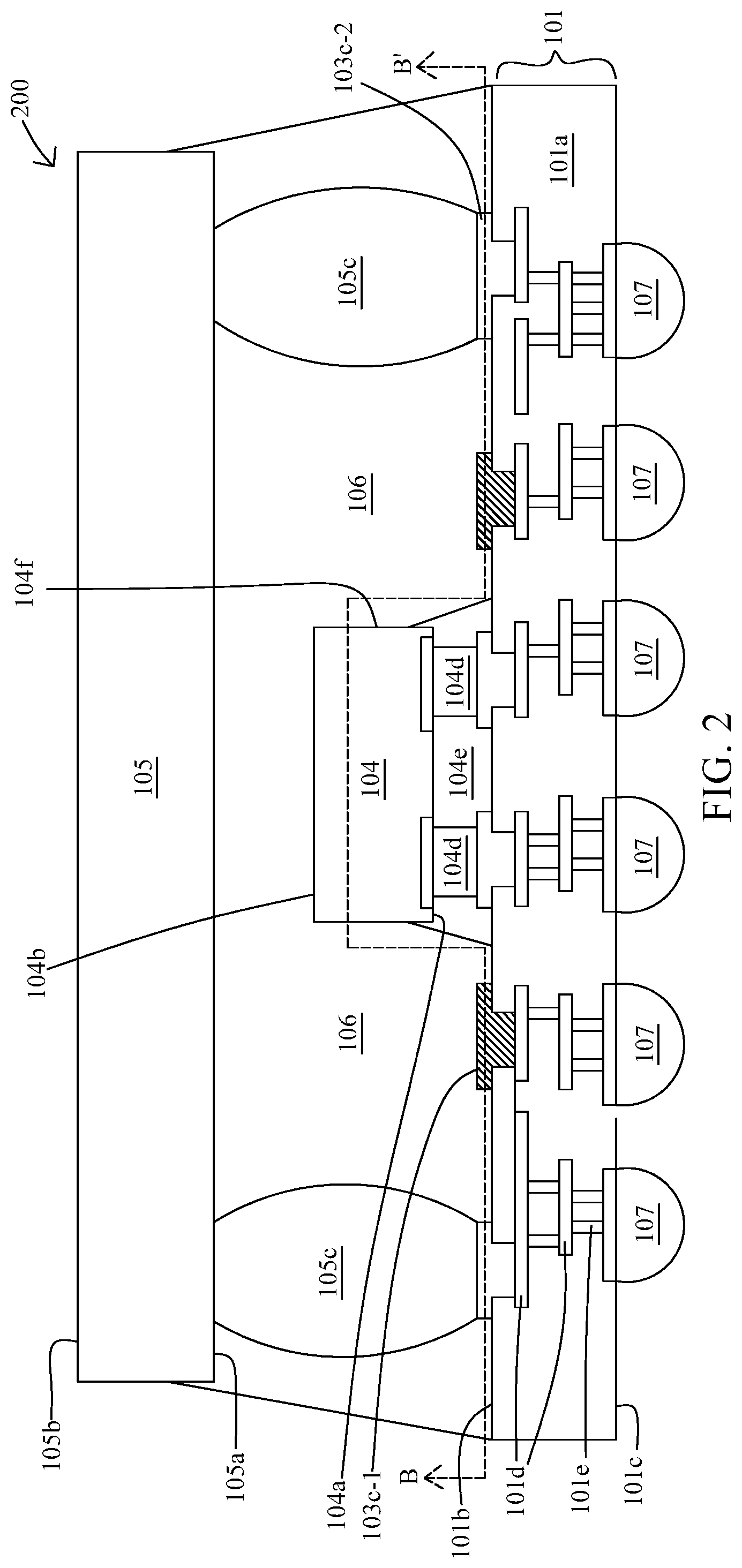 Patent US12322742 Figure 2 – Semiconductor structure and manufacturing method thereof