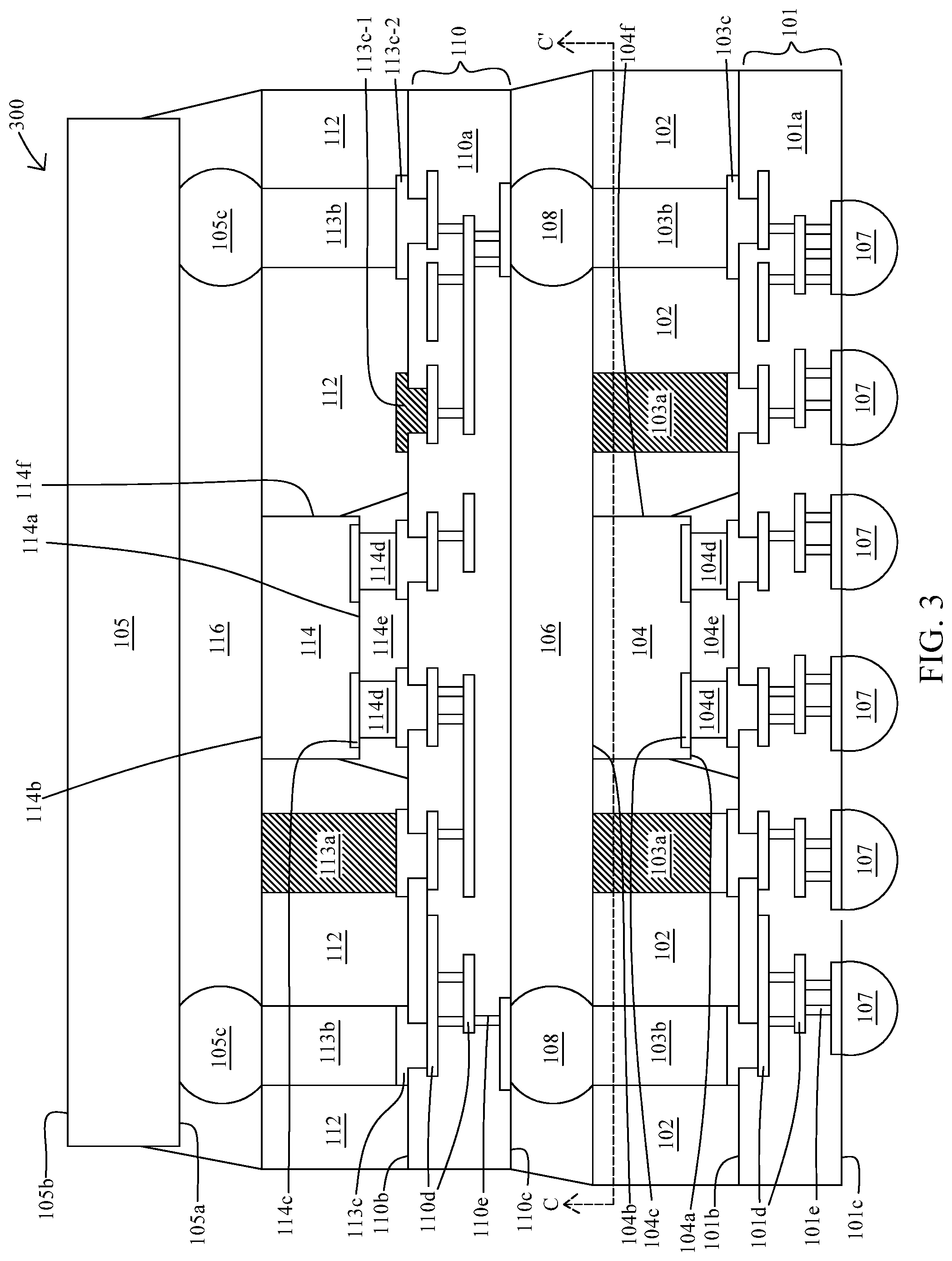 Patent US12322742 Figure 3 – Semiconductor structure and manufacturing method thereof