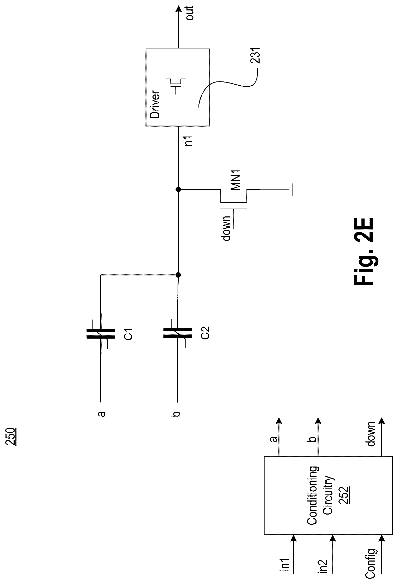 Patent US12322743 Figure 6 – Multi-function threshold gate with input based adaptive threshold and with stacked non-planar paraelectric capacitors