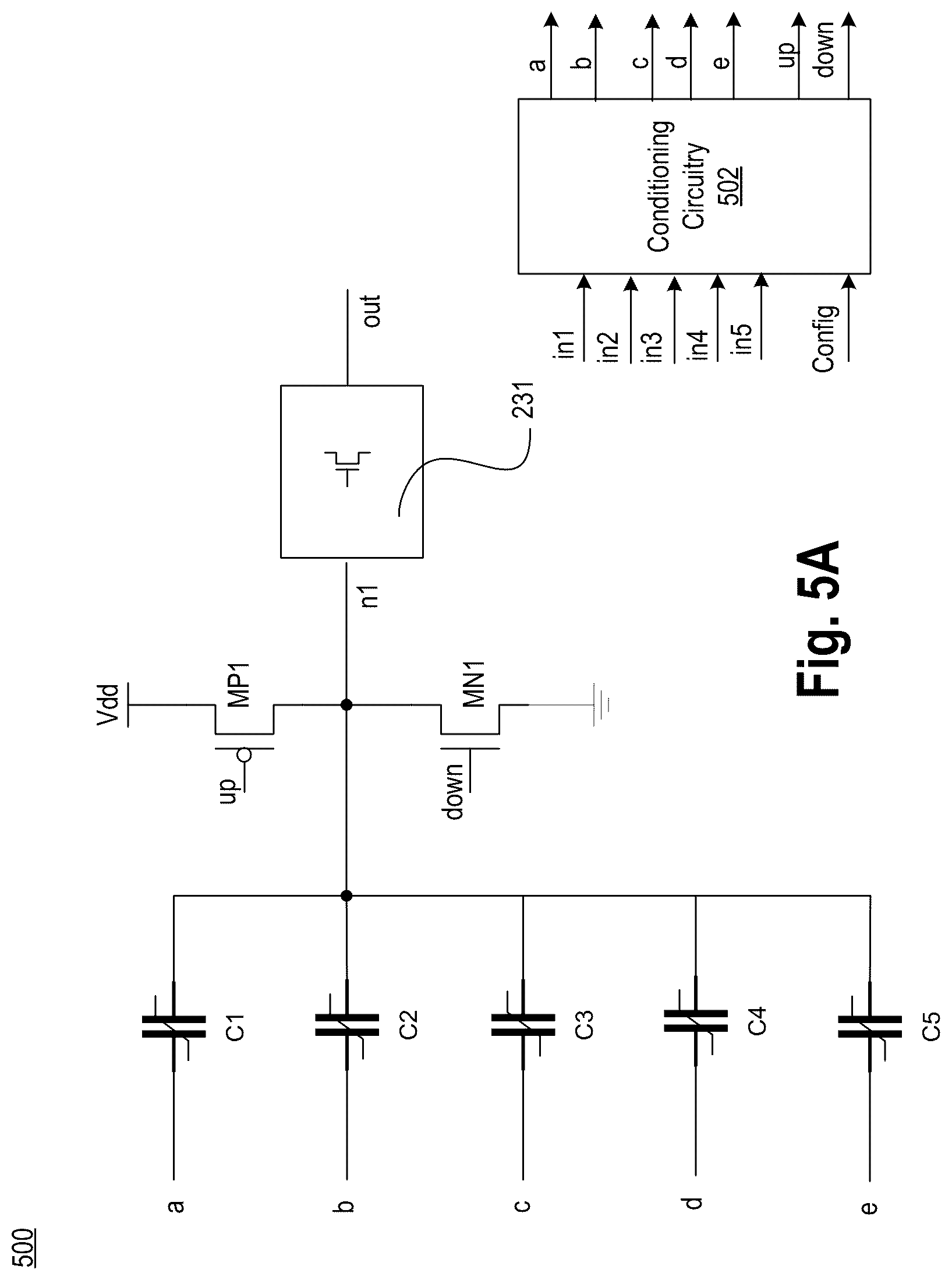 Patent US12322743 Figure 15 – Multi-function threshold gate with input based adaptive threshold and with stacked non-planar paraelectric capacitors