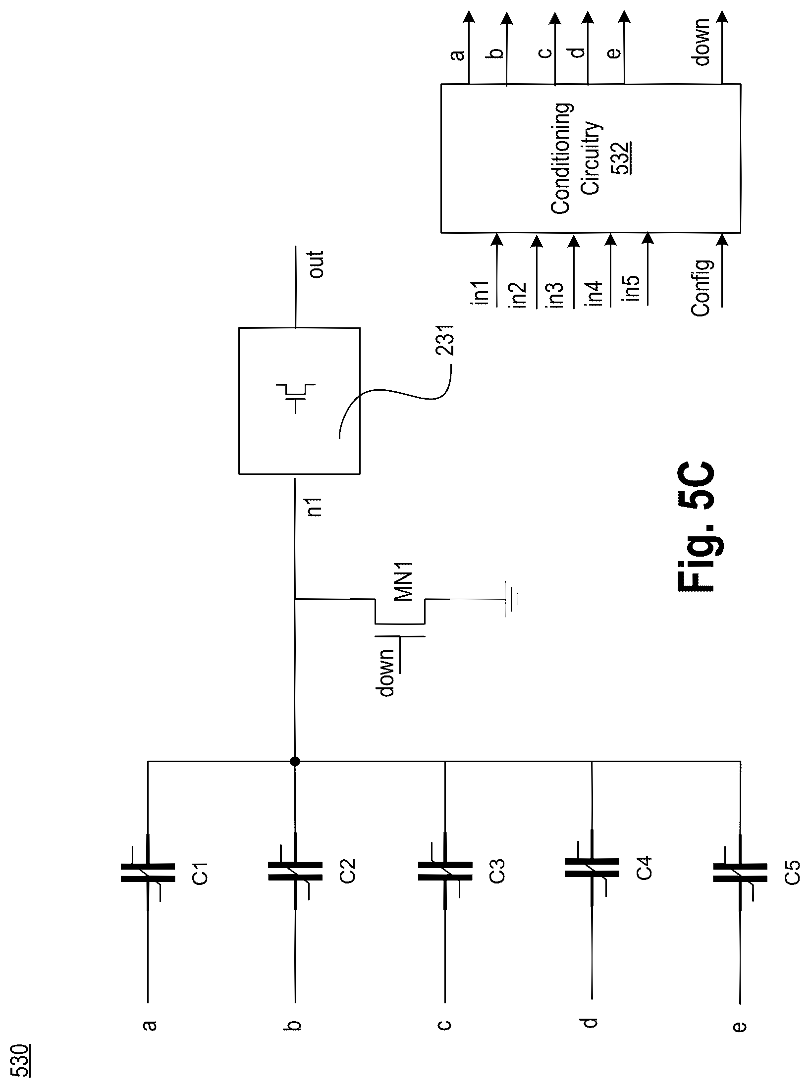Patent US12322743 Figure 17 – Multi-function threshold gate with input based adaptive threshold and with stacked non-planar paraelectric capacitors