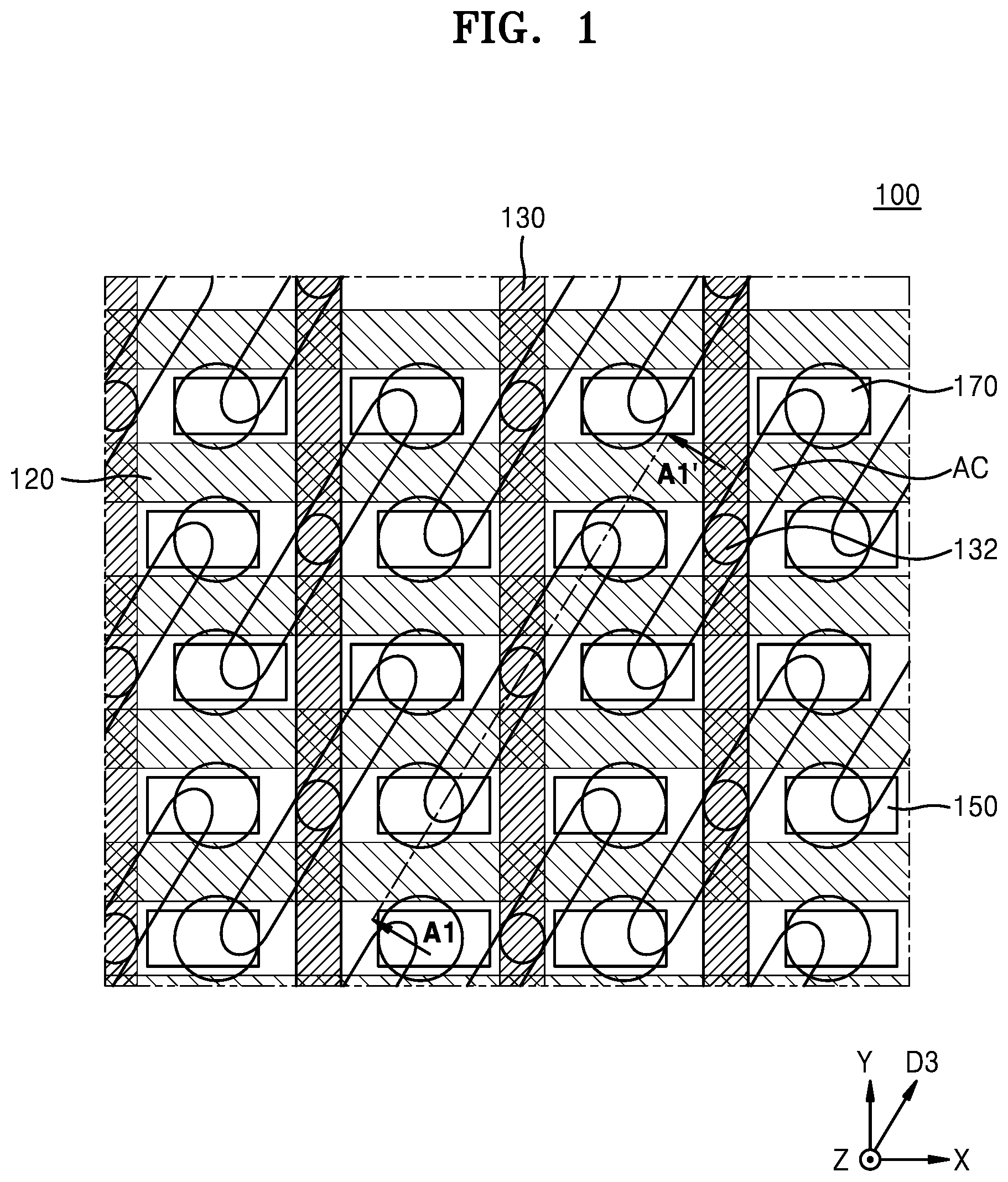 Patent US12322745 Figure 1 – Integrated circuit devices and methods of manufacturing the same