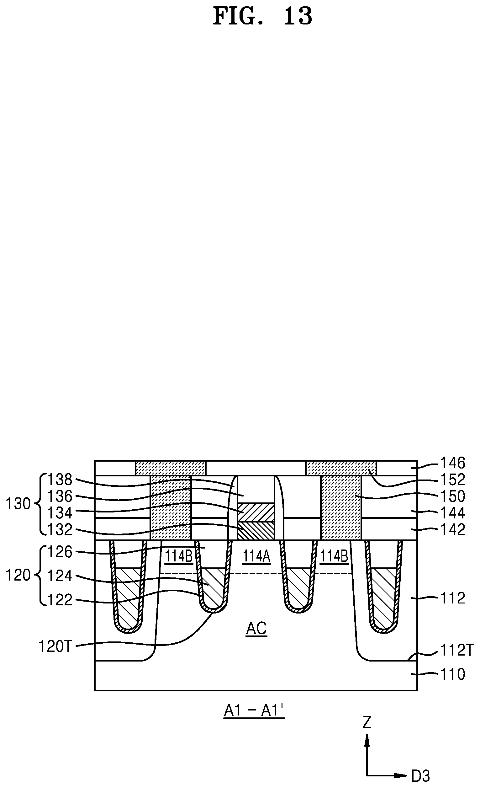 Patent US12322745 Figure 13 – Integrated circuit devices and methods of manufacturing the same