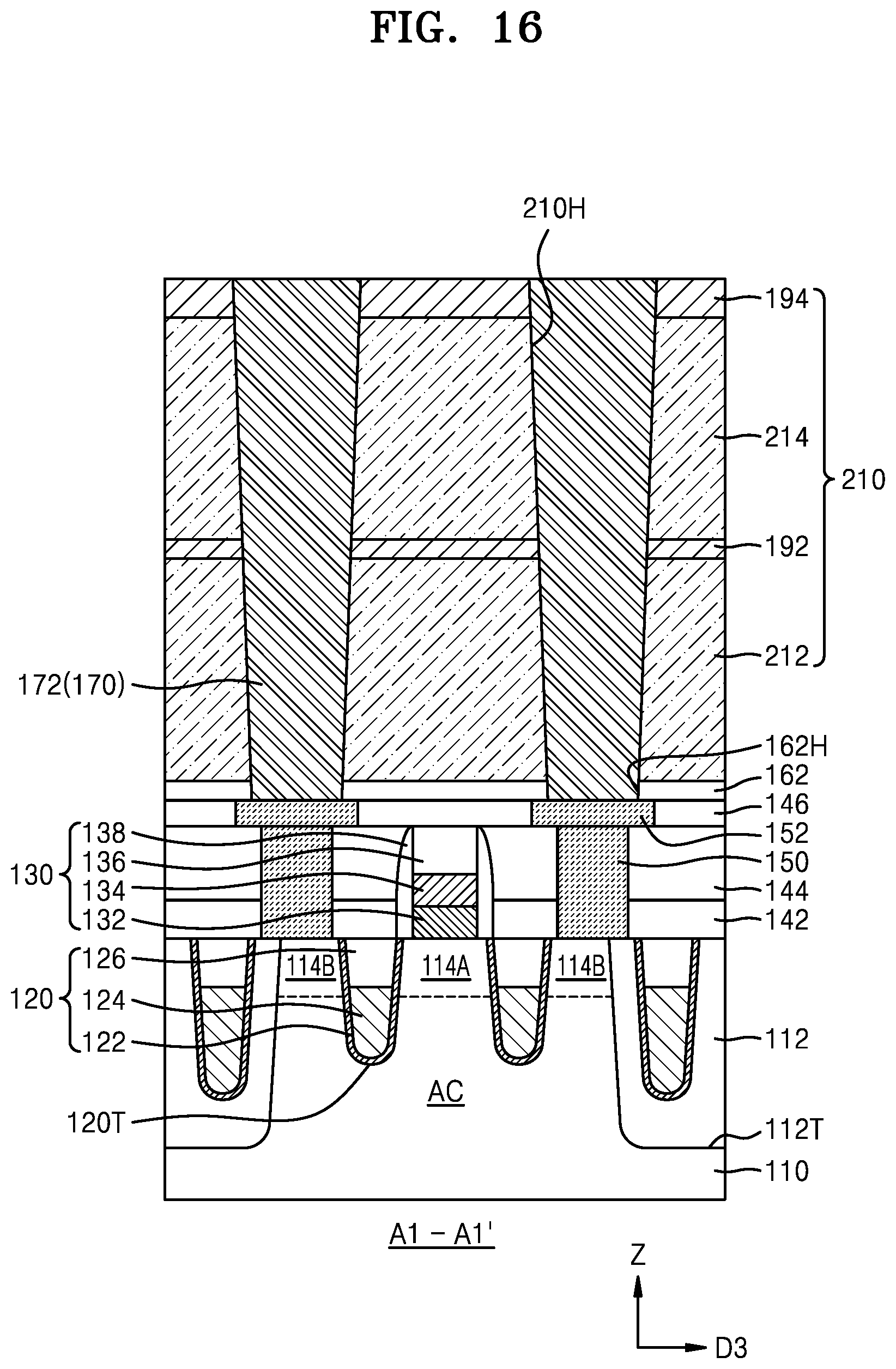 Patent US12322745 Figure 16 – Integrated circuit devices and methods of manufacturing the same