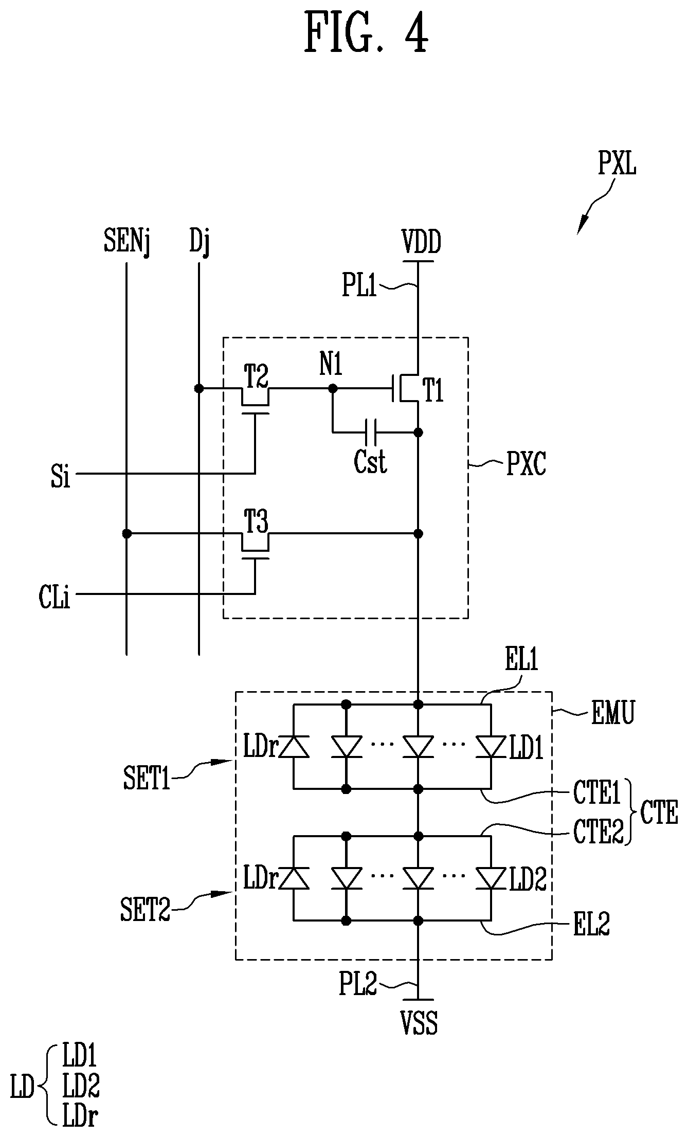 Patent US12322746 Figure 3 – Display device and manufacturing method thereof