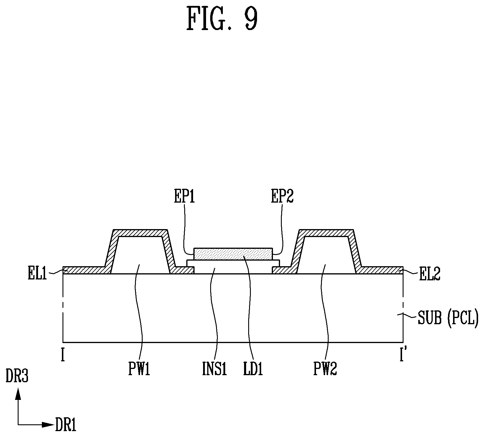Patent US12322746 Figure 8 – Display device and manufacturing method thereof