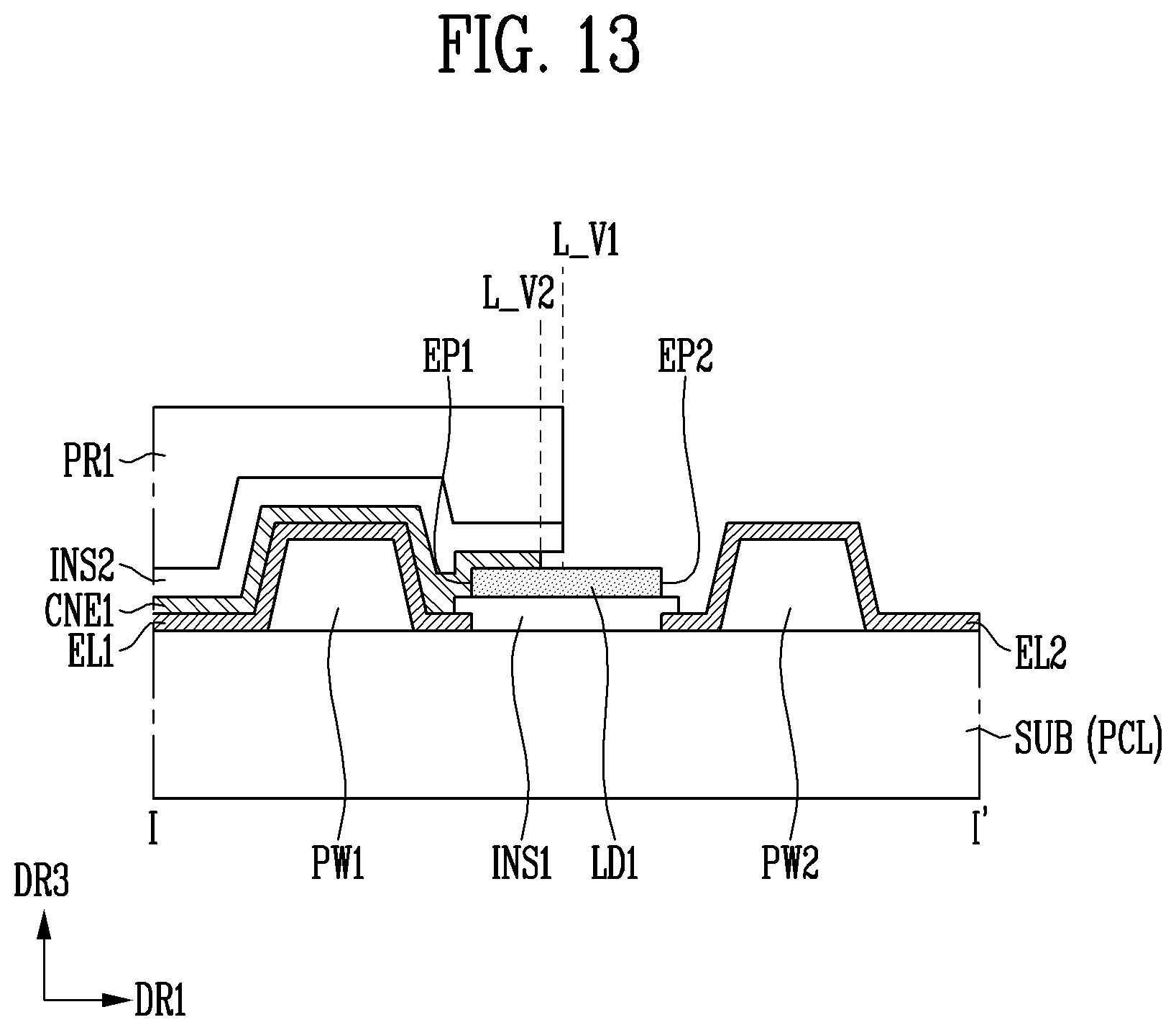 Patent US12322746 Figure 12 – Display device and manufacturing method thereof