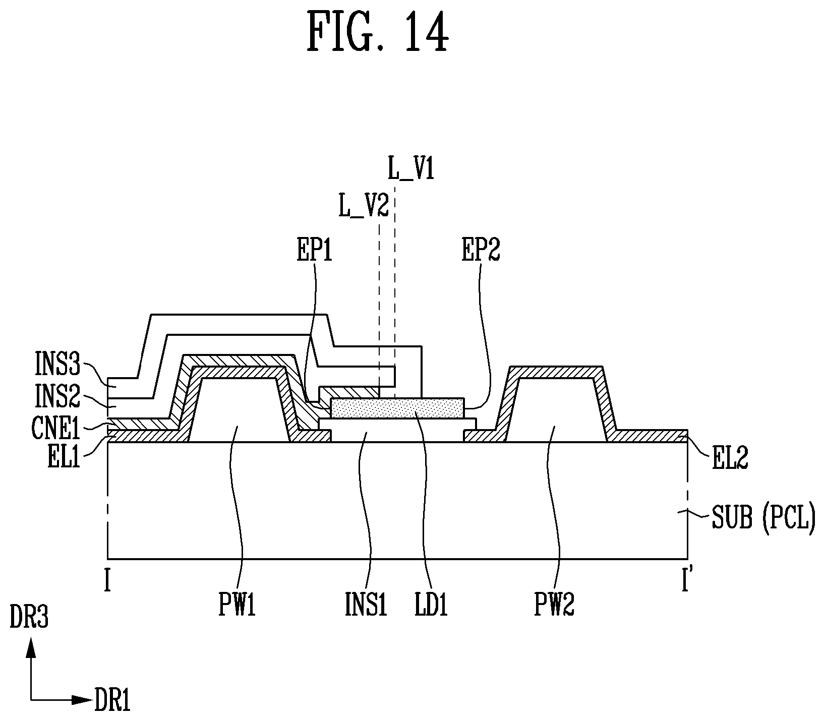 Patent US12322746 Figure 13 – Display device and manufacturing method thereof