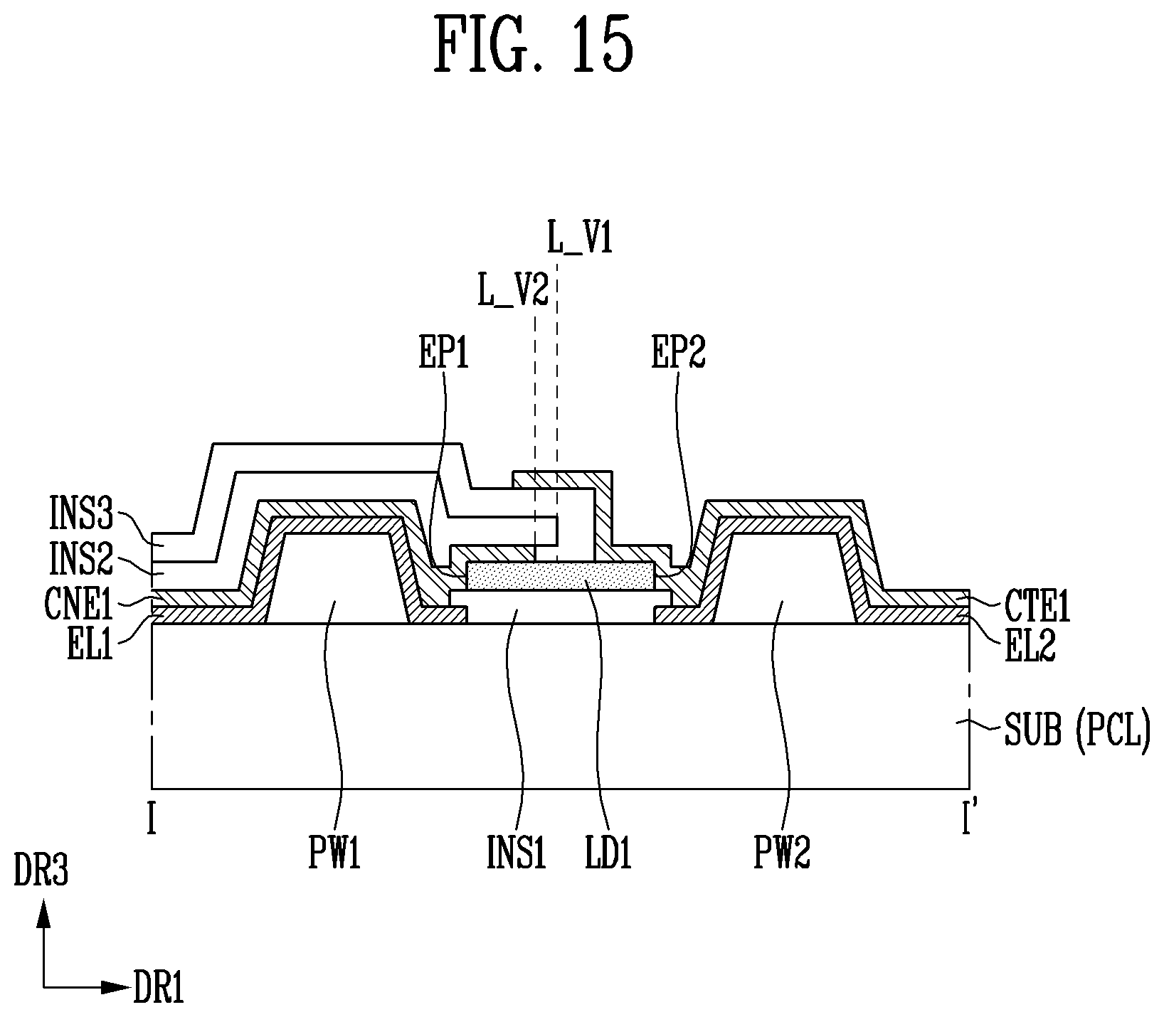 Patent US12322746 Figure 14 – Display device and manufacturing method thereof