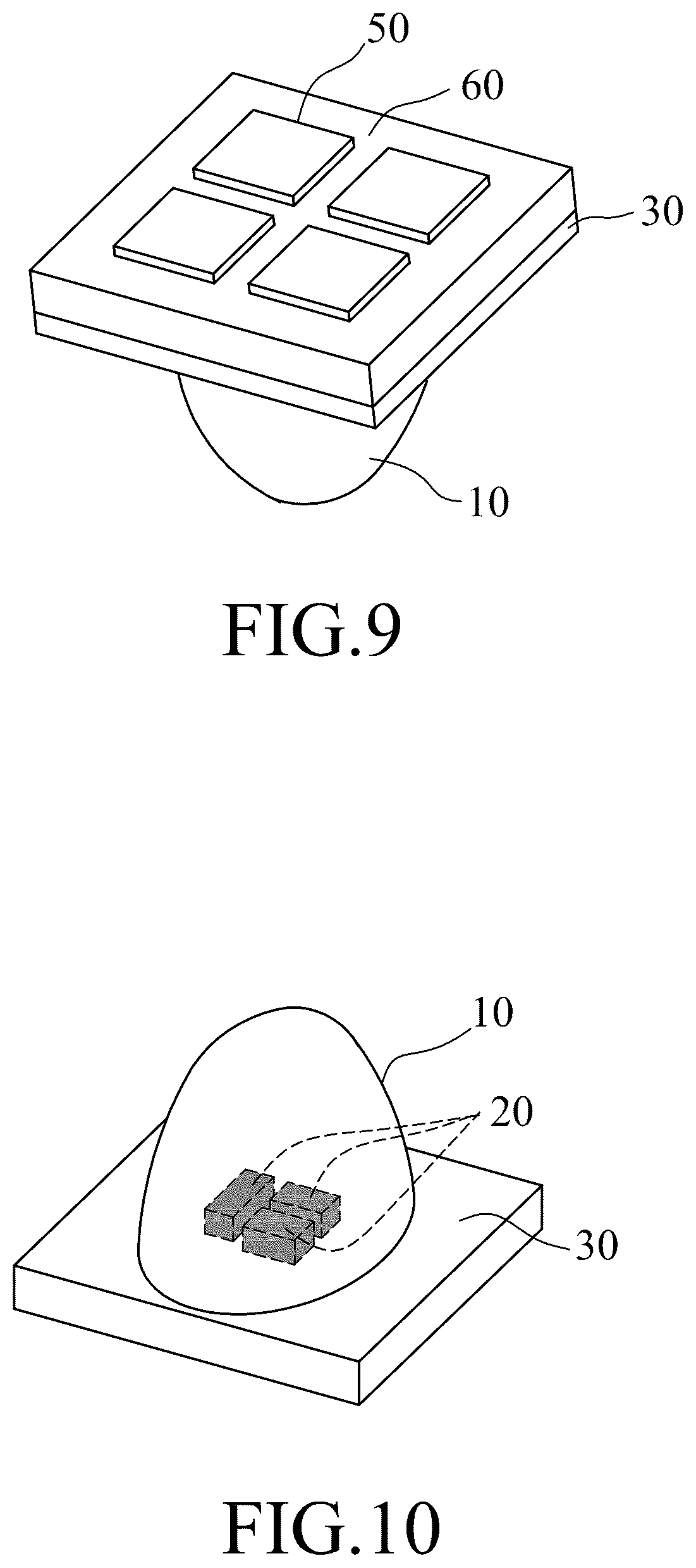 Patent US12322747 Figure 5 – Light emitting diode device, method for manufacturing the same and a display including the same